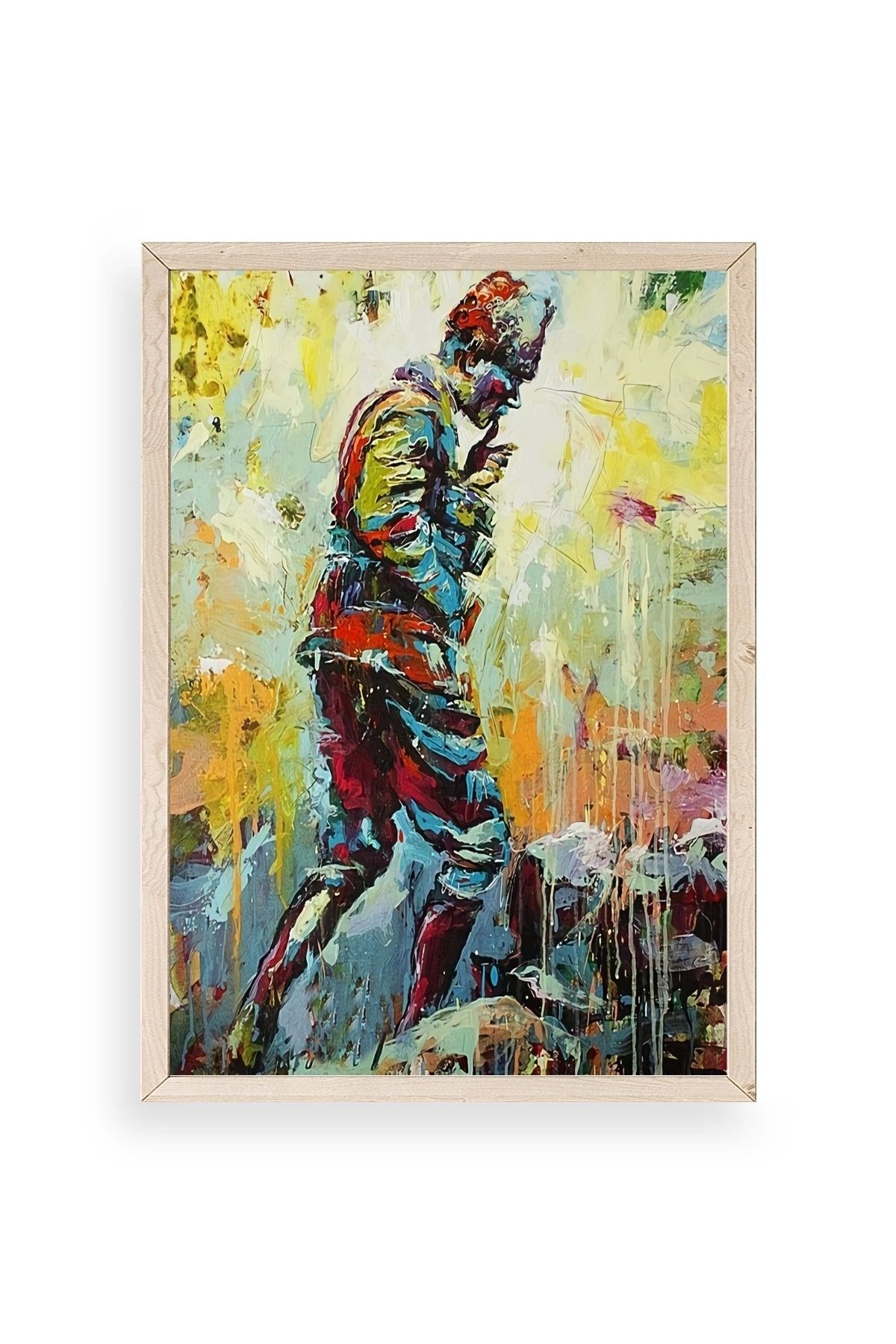 Atatürk Ahşap Çerçeveli Tablo 50 x 70