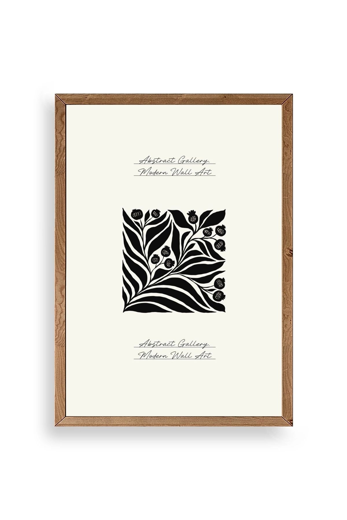 Çiçek Ahşap Çerçeveli Tablo 30 x 42