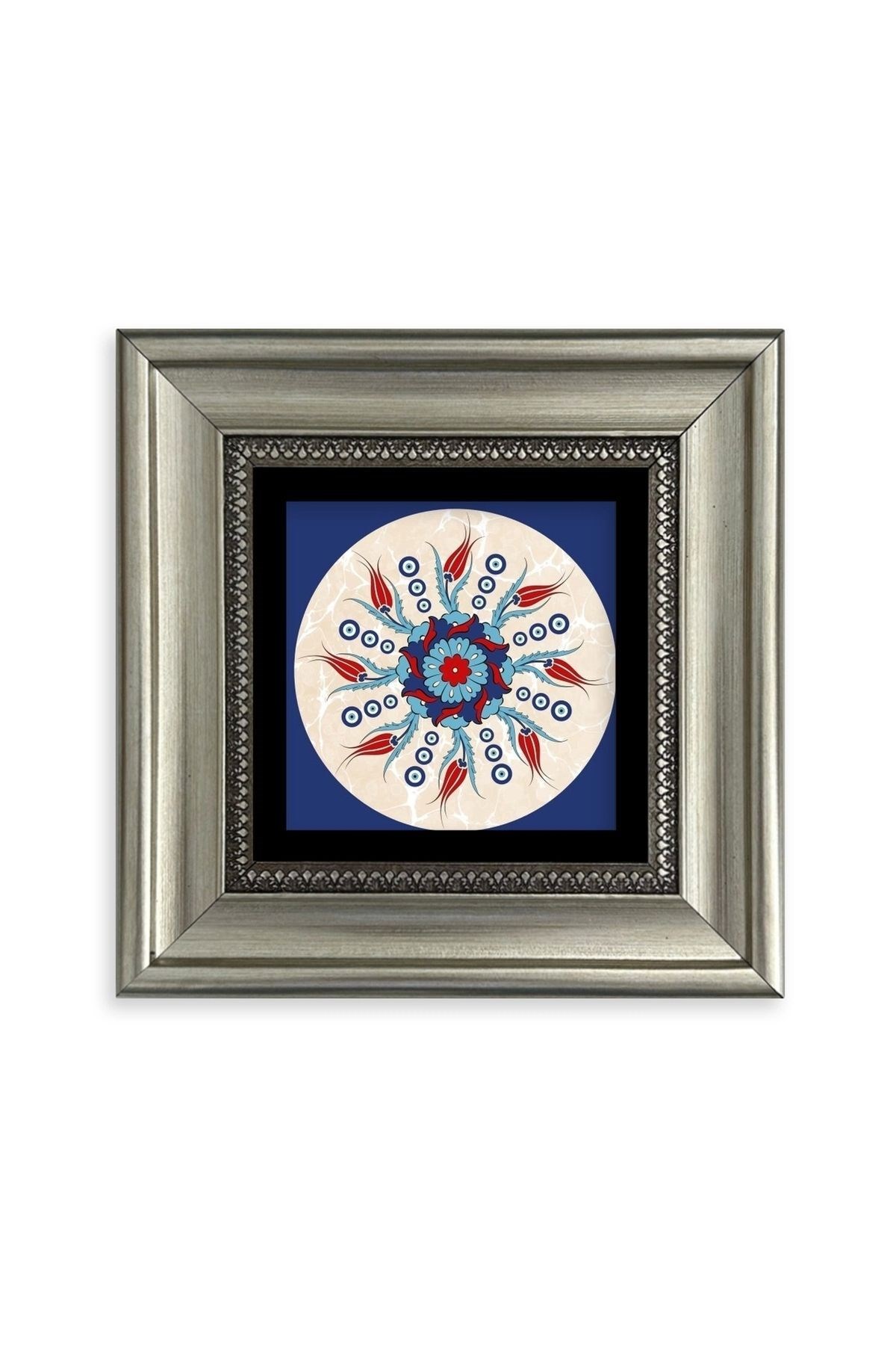 Selçuklu Motif Çerçeveli Taş Tablo 20 cm