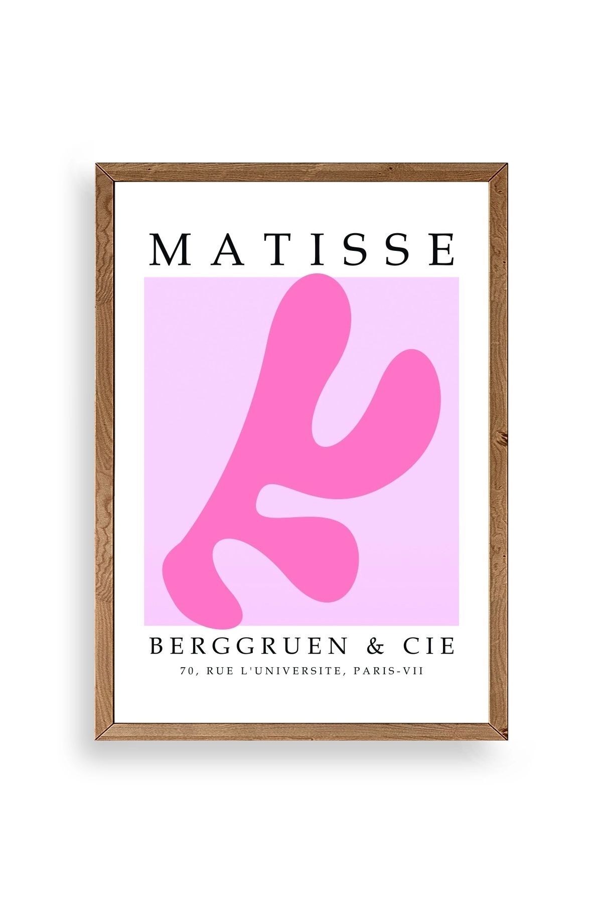 Fransız Ahşap Çerçeveli Tablo 50 x 70