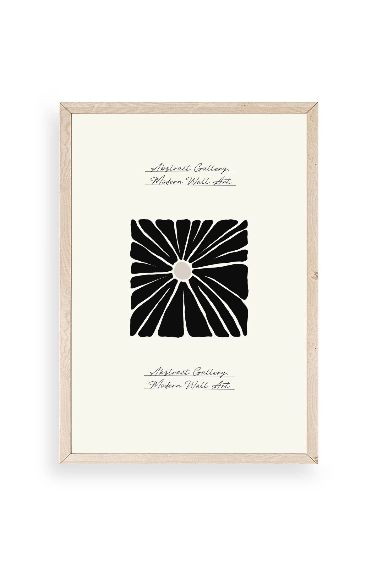 Çiçek Ahşap Çerçeveli Tablo 30 x 42