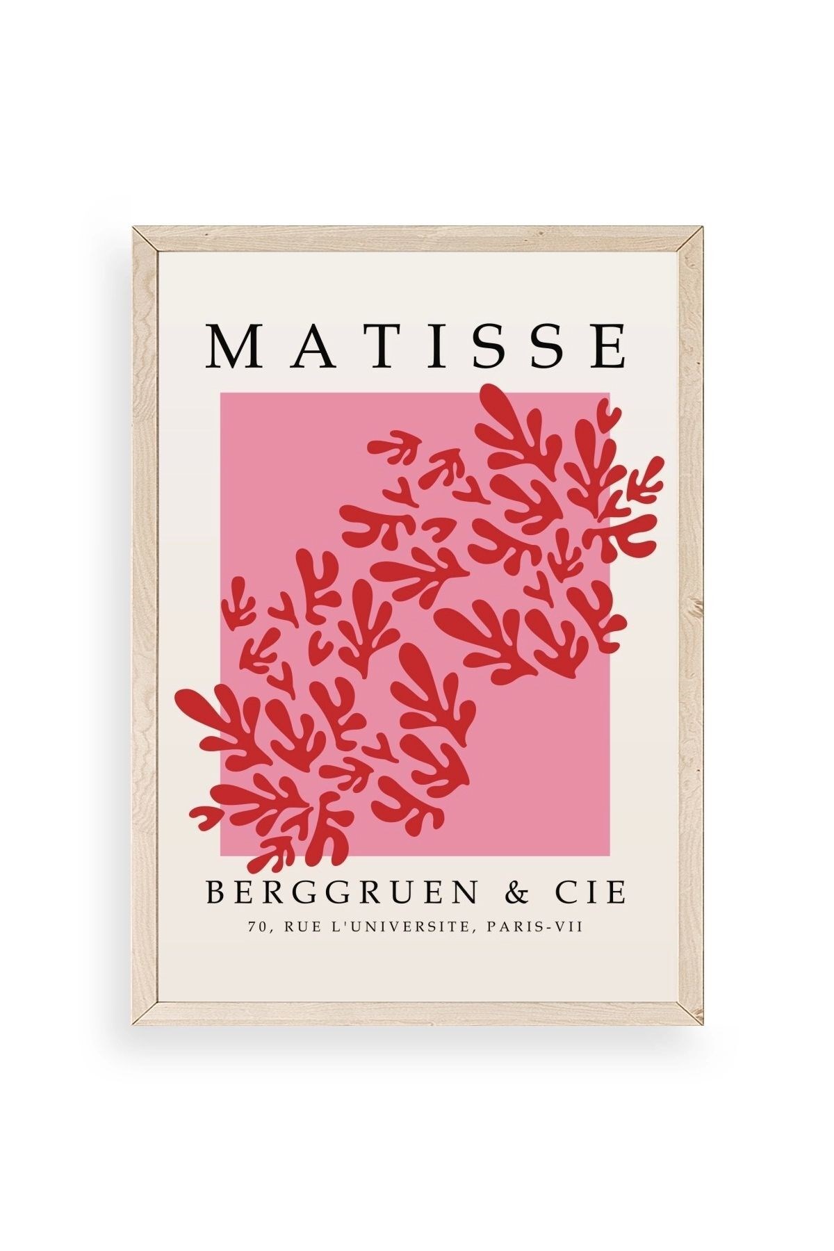 Çiçek Ahşap Çerçeveli Tablo 23 x 30