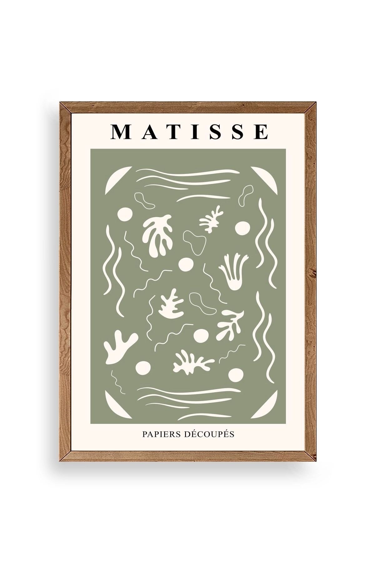 Henri Matisse Ahşap Çerçeveli Tablo 17 x 23