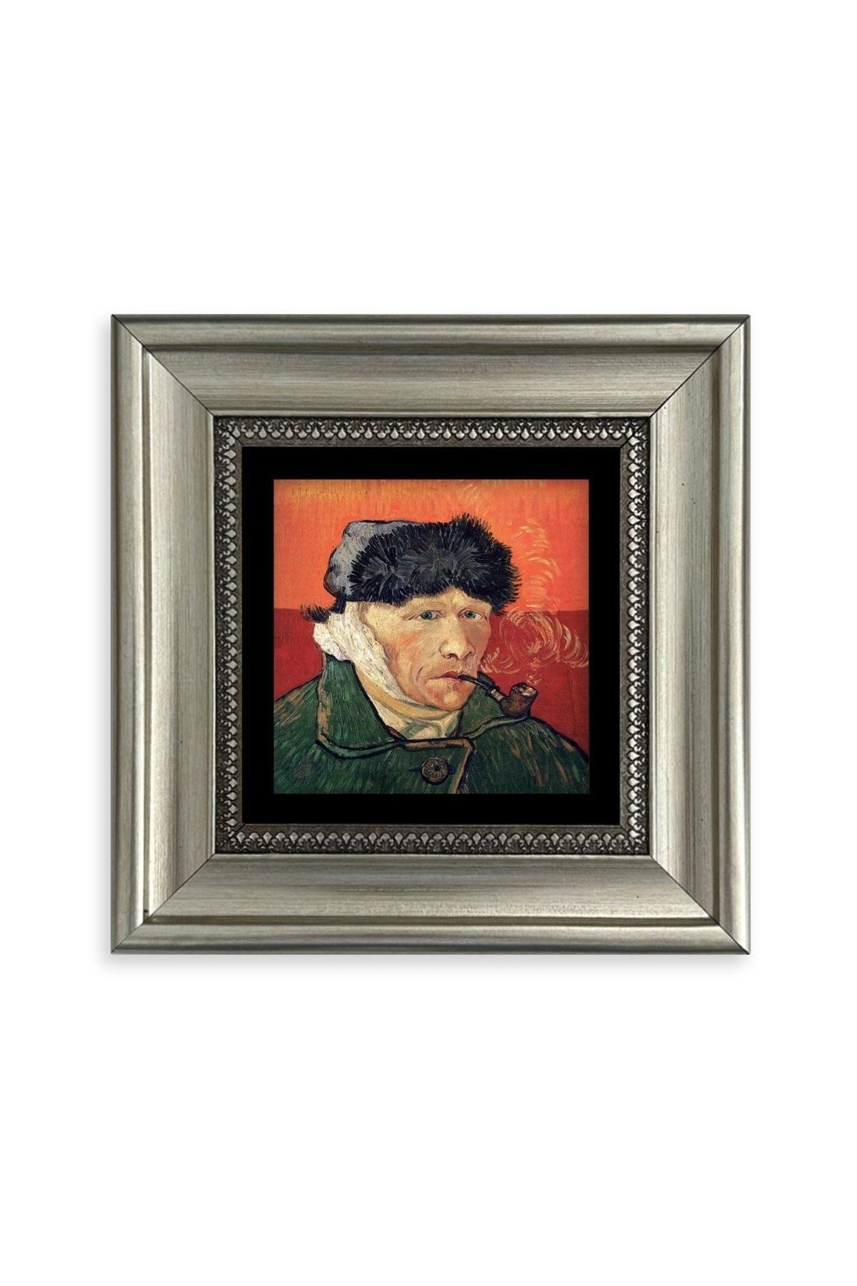 Van Gogh Çerçeveli Taş Tablo 20 cm
