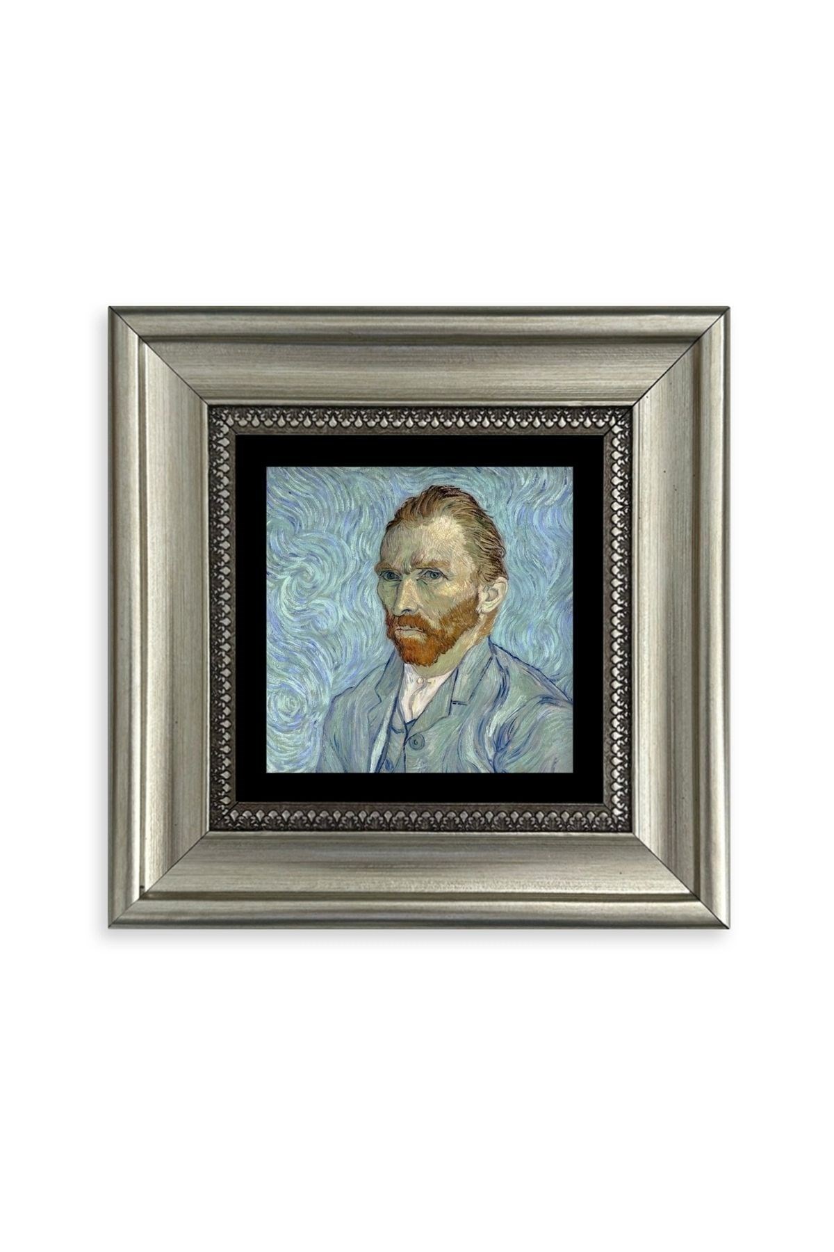 Van Gogh Çerçeveli Taş Tablo 20 cm