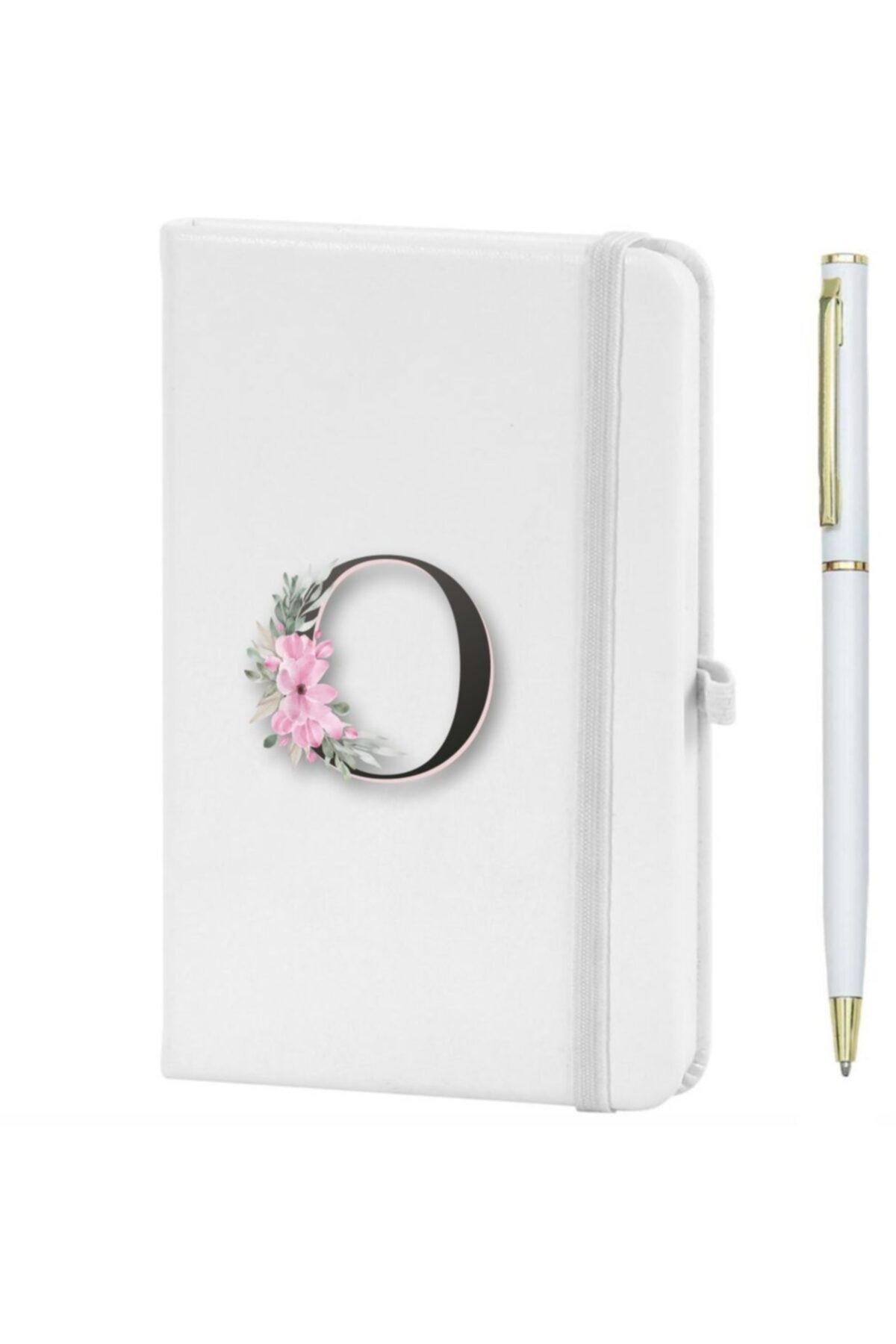 Öharfi Çiçek Desen Baskılı Defter