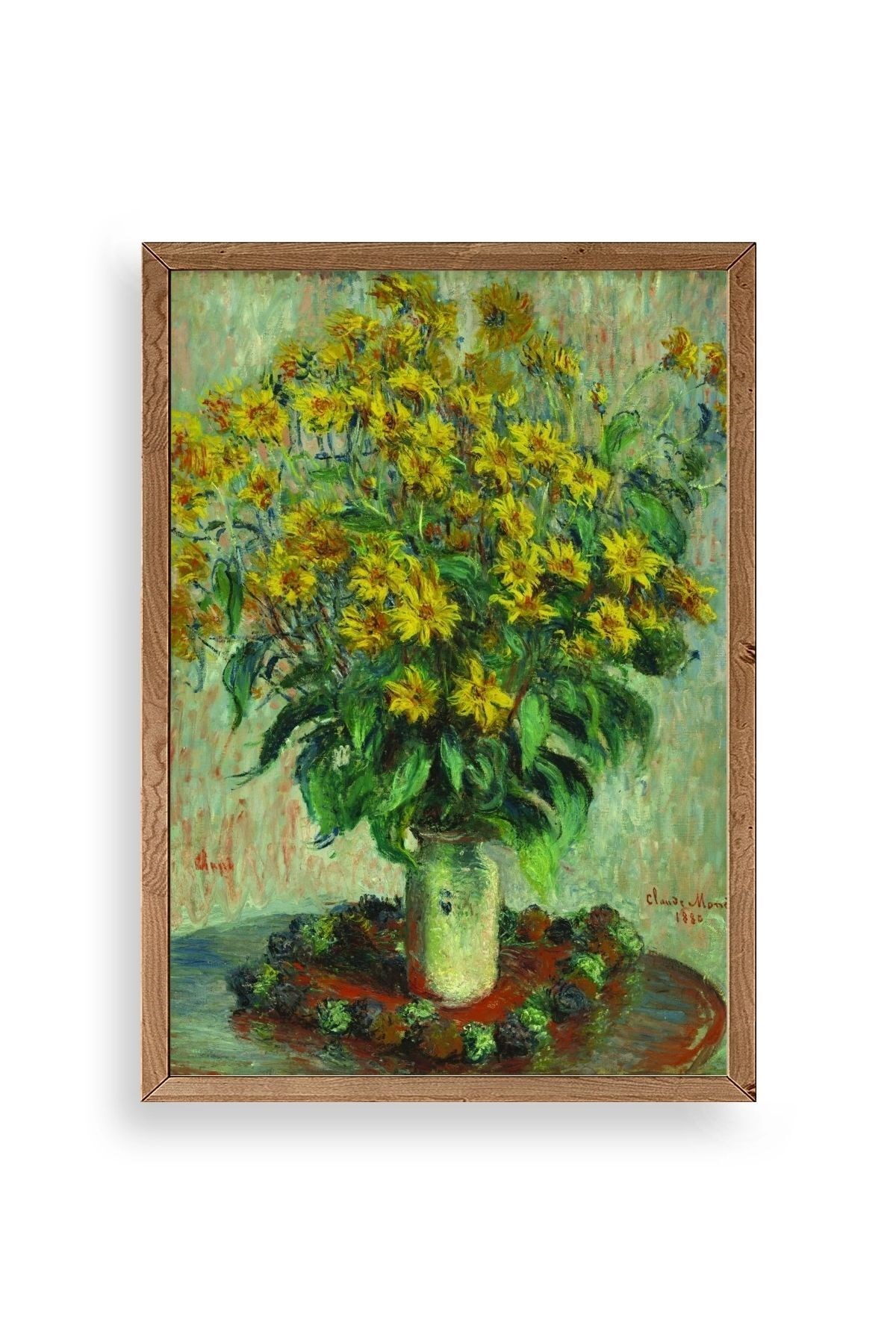 Ağaç Ahşap Çerçeveli Tablo 17 x 23