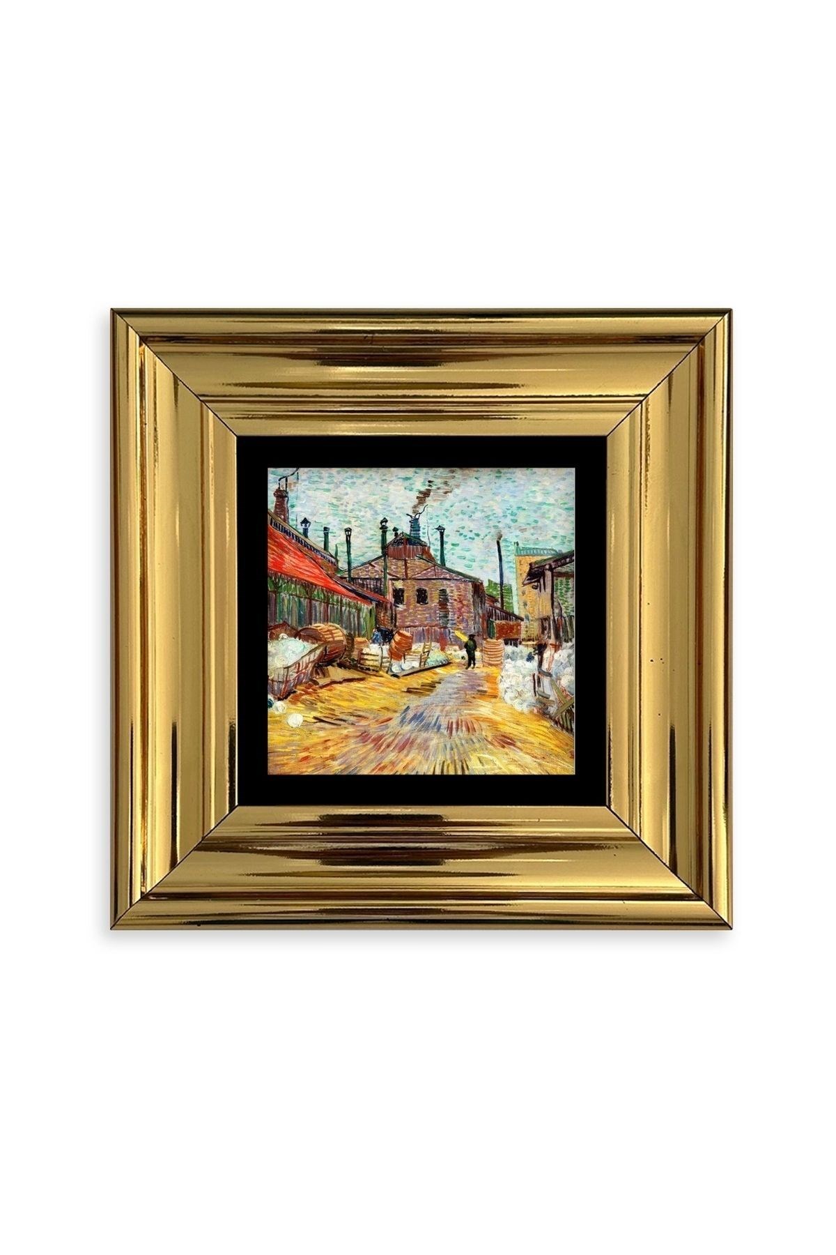 Van Gogh Çerçeveli Taş Tablo 20 cm