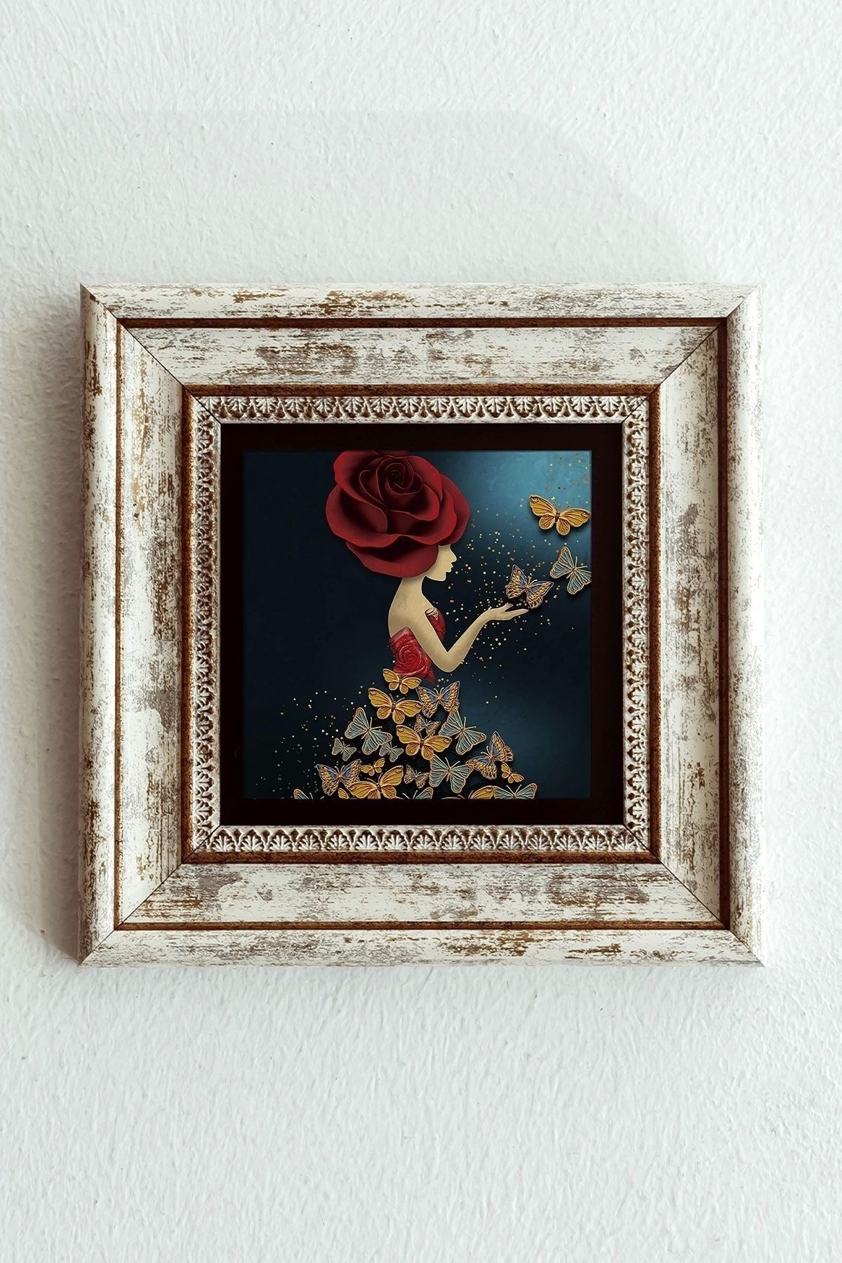 Çerçeveli Taş Tablo , Çerçeveli Taş Duvar Dekoruenkcrcvtbl-00147 20 cm