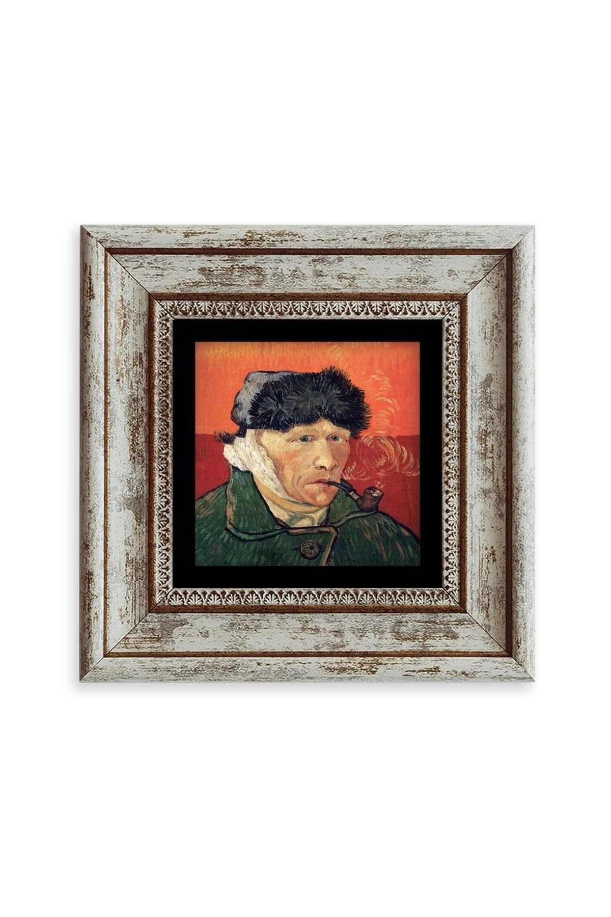 Van Gogh Çerçeveli Taş Tablo 20 cm