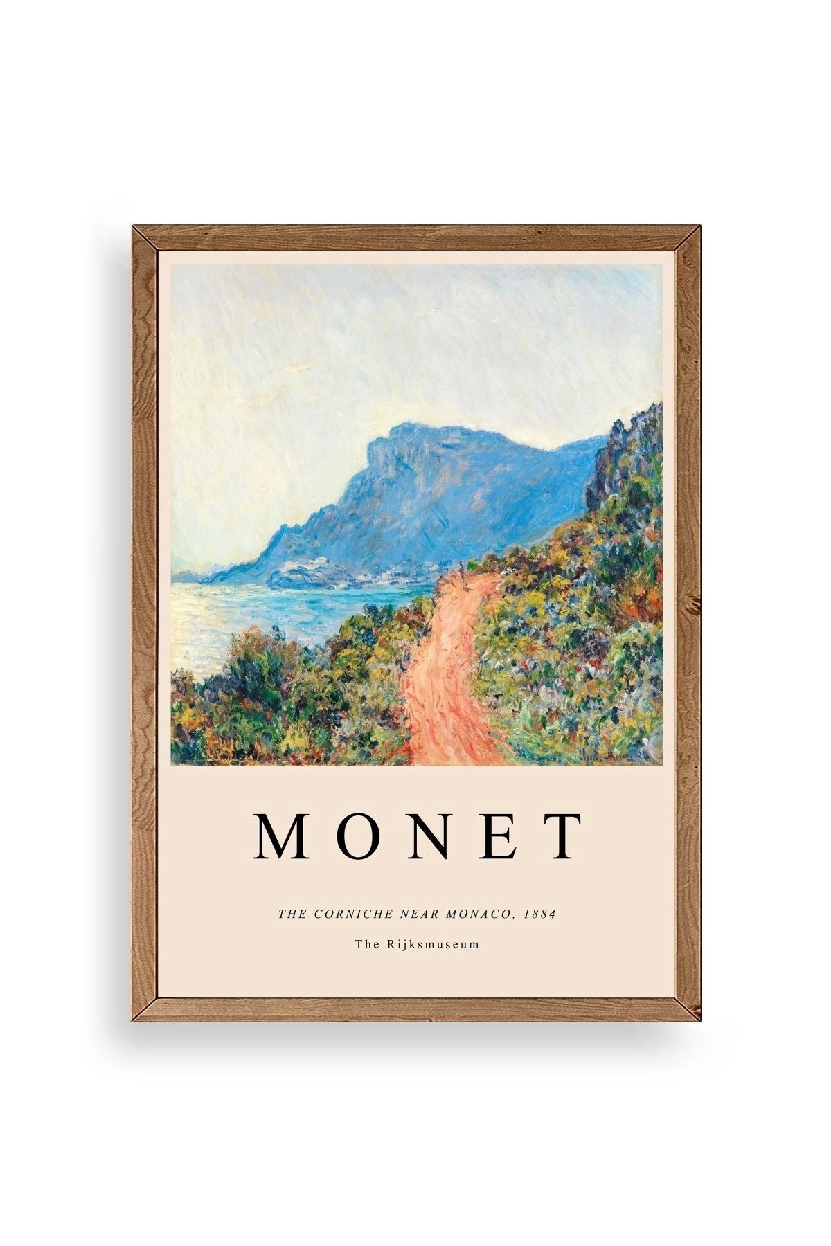 Monet Ahşap Çerçeveli Tablo 30 x 42