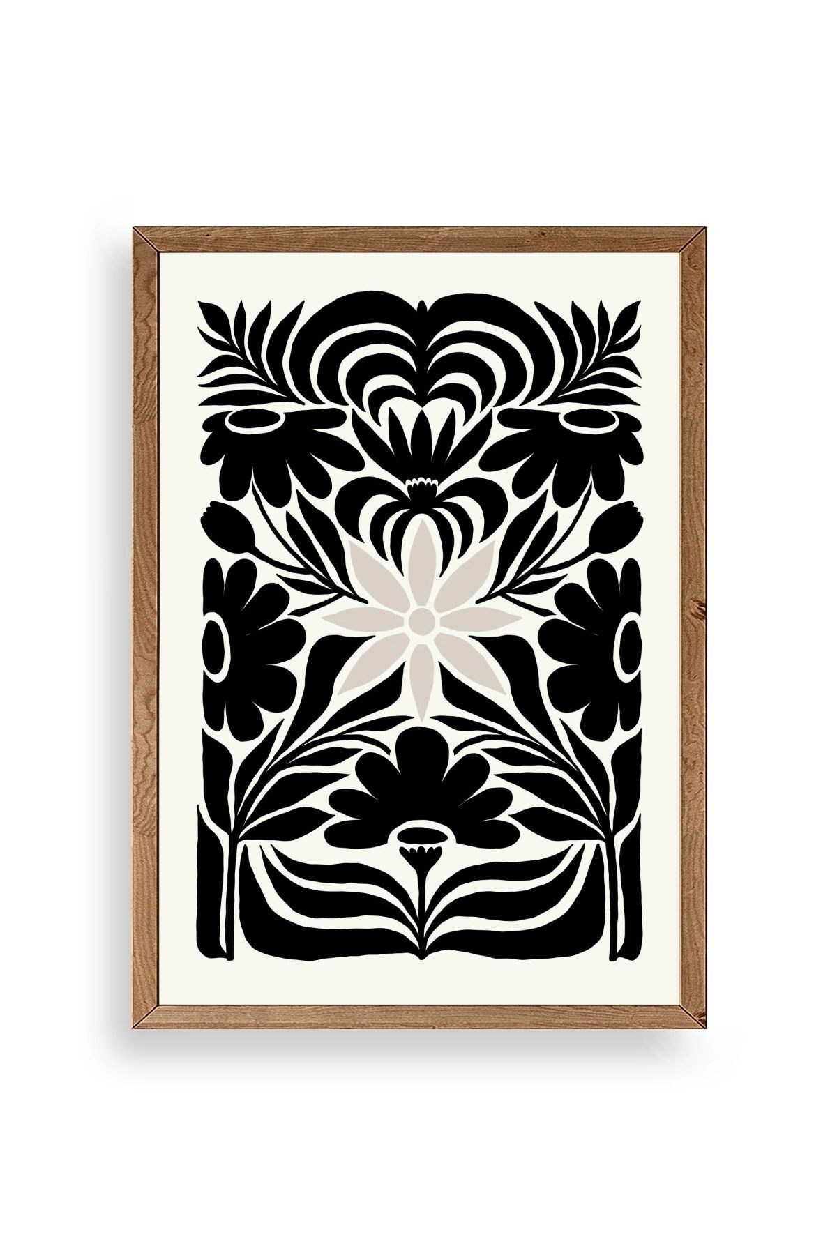 Desen Ahşap Çerçeveli Tablo 30 x 42