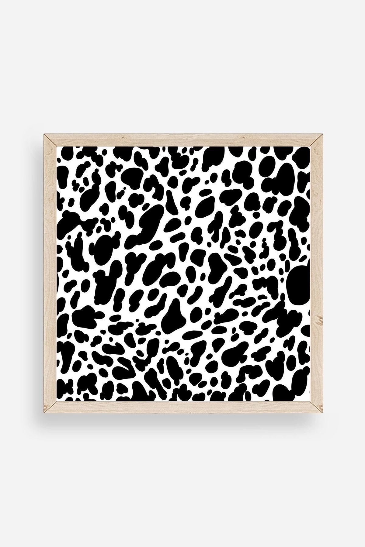 Desen Ahşap Çerçeveli Tablo 50 x 50