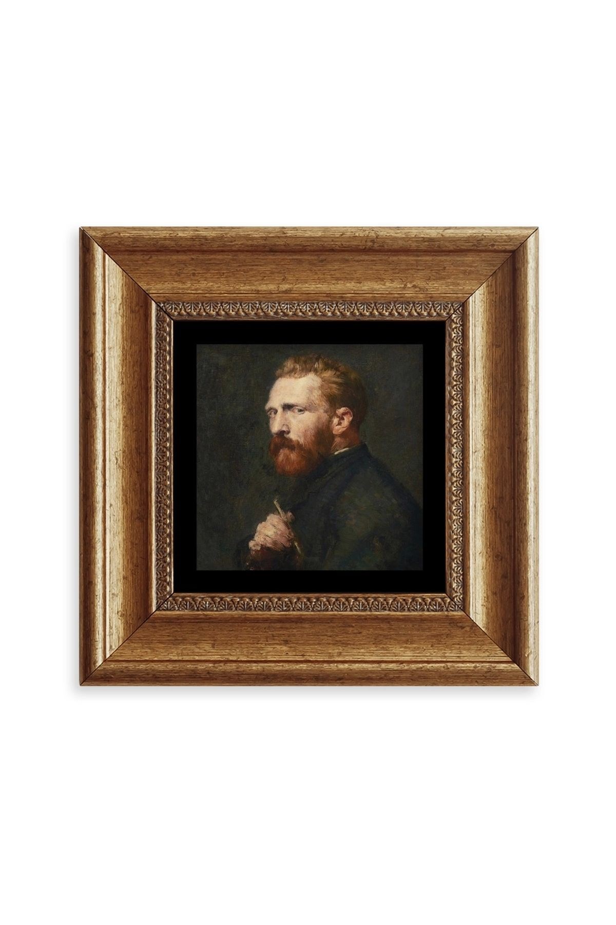 Van Gogh Çerçeveli Taş Tablo 20 cm