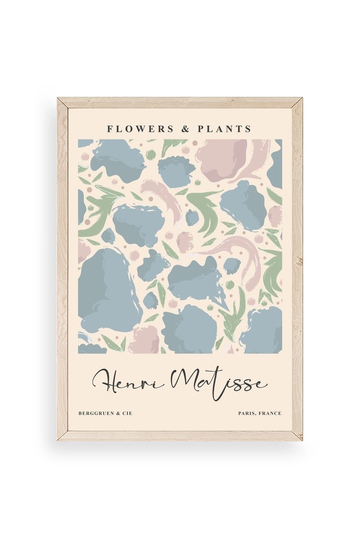 Henri Matisse Ahşap Çerçeveli Tablo 23 x 30