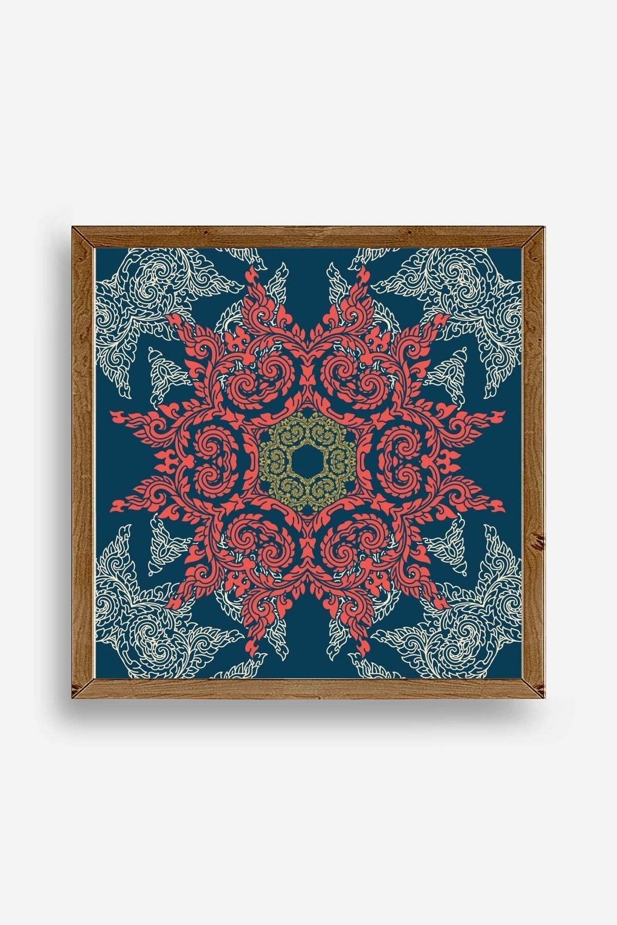 Motif Ahşap Çerçeveli Tablo 23 x 23