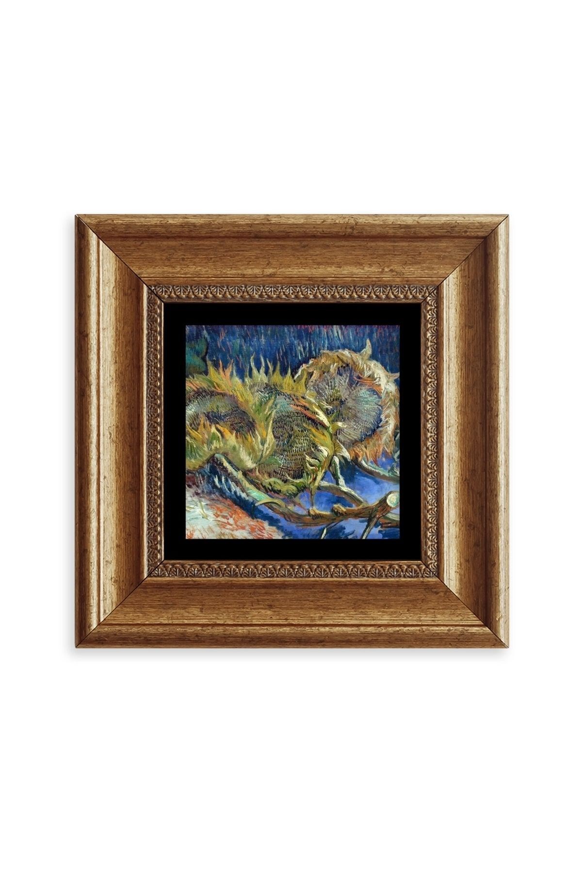 Van Gogh Çerçeveli Taş Tablo 20 cm