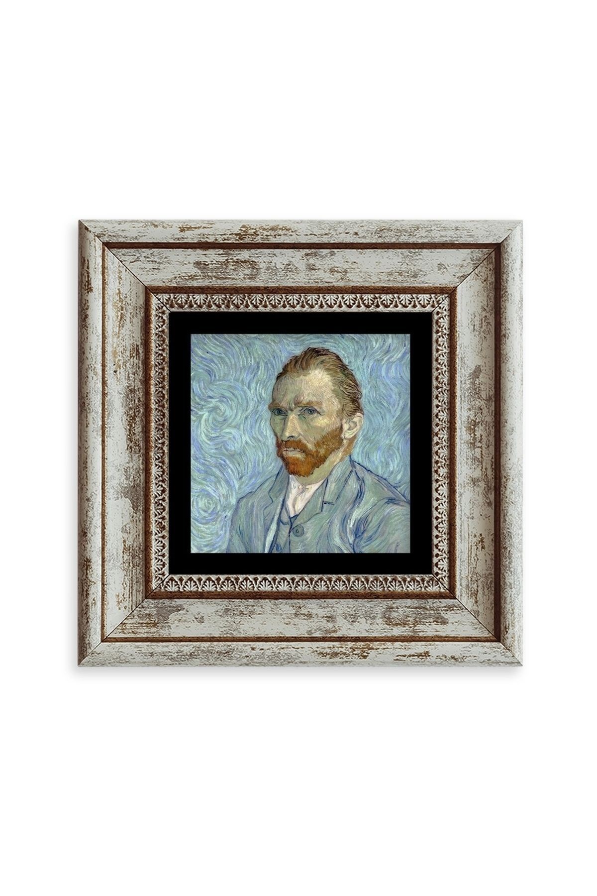 Van Gogh Çerçeveli Taş Tablo 20 cm