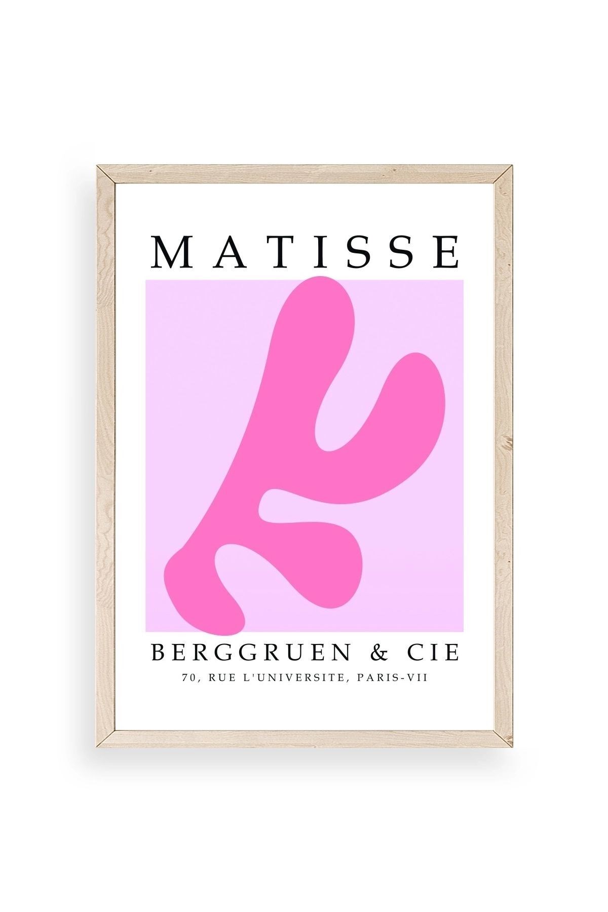 Fransız Ahşap Çerçeveli Tablo 30 x 42