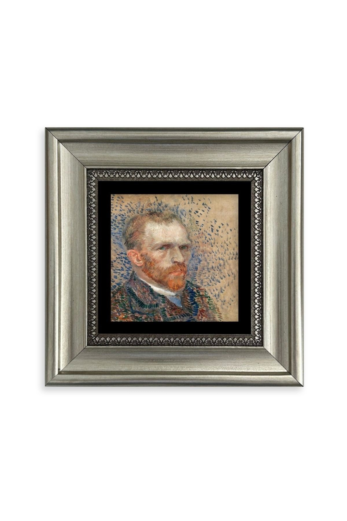 Van Gogh Çerçeveli Taş Tablo 20 cm