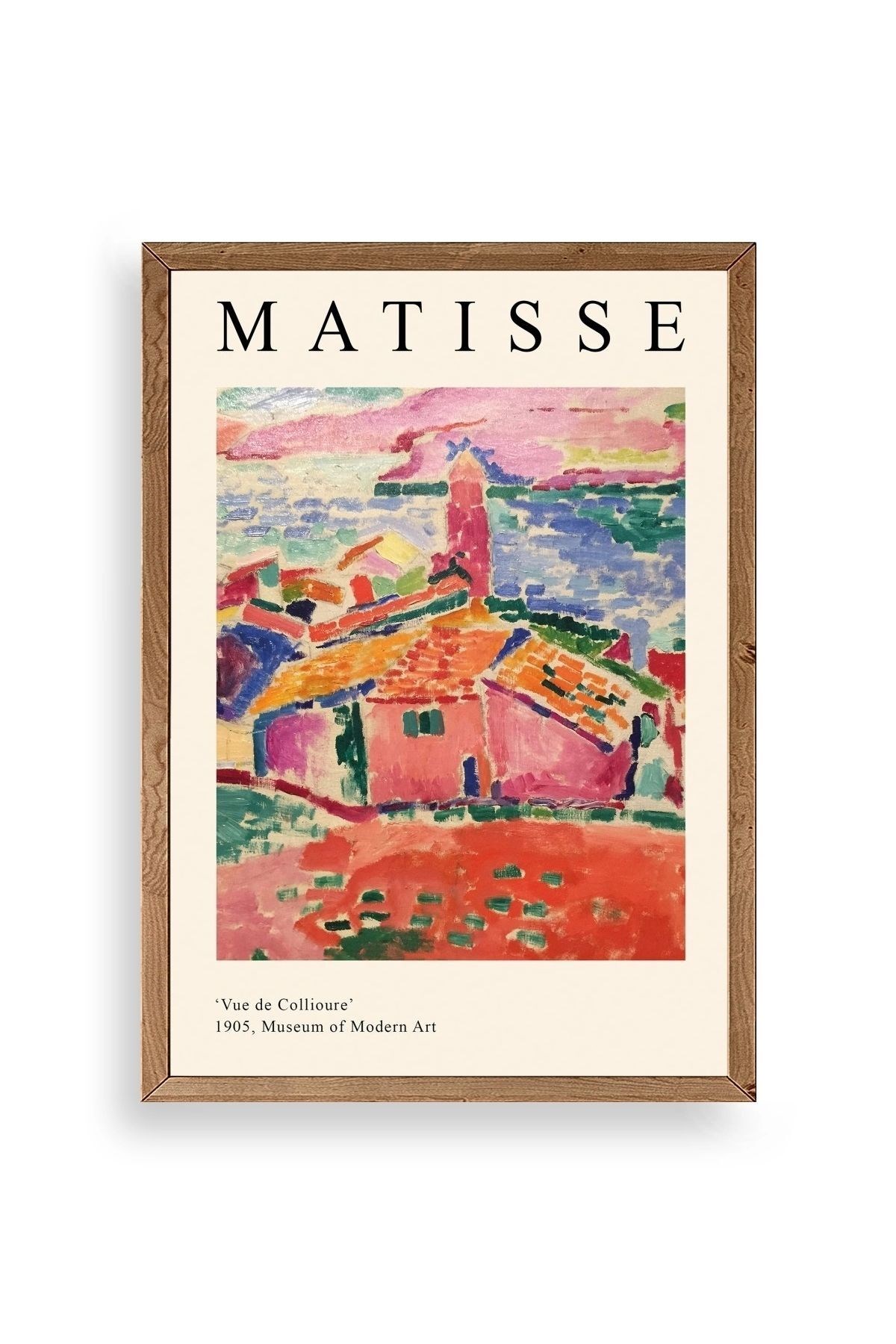 Matisse Ahşap Çerçeveli Tablo 50 x 70