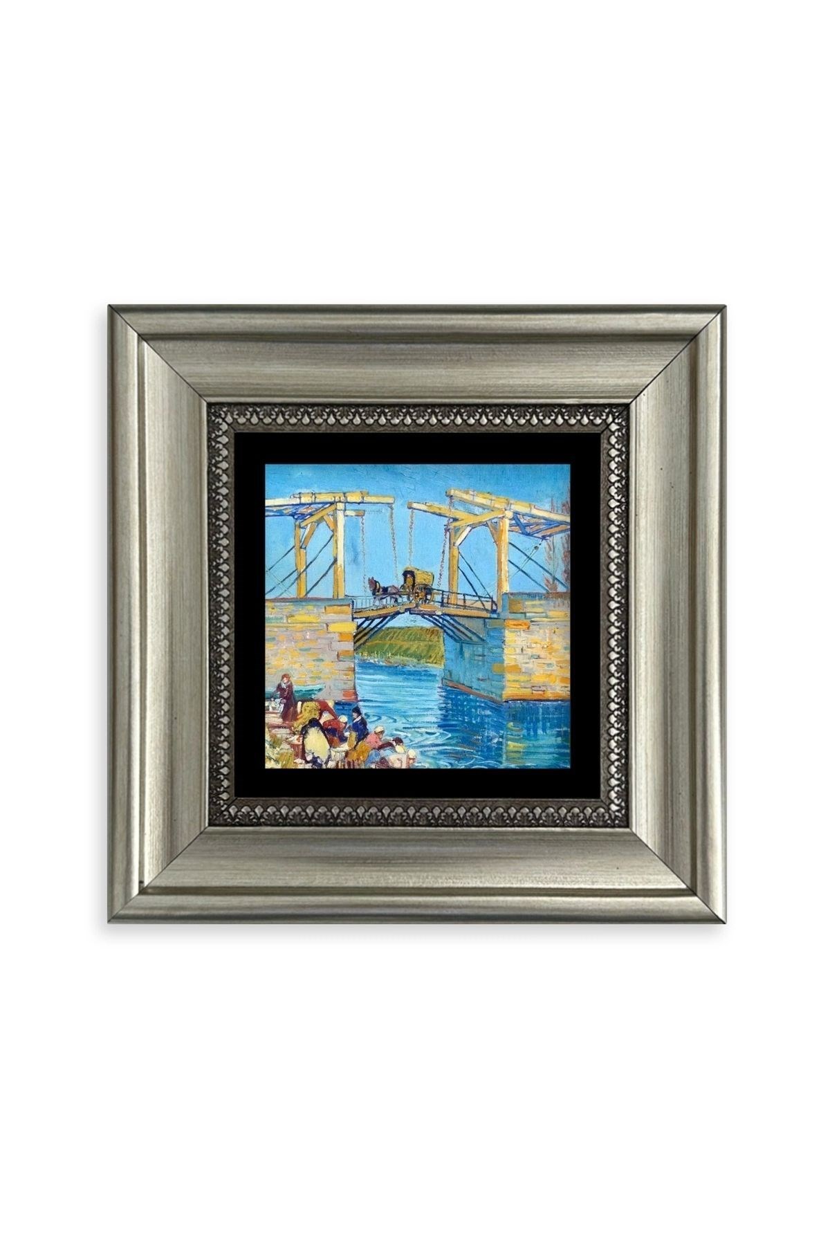 Köprü Çerçeveli Taş Tablo 20 cm