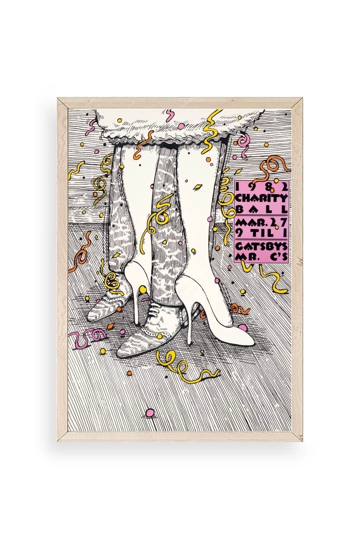 Gastby's Ahşap Çerçeveli Tablo 17 x 23