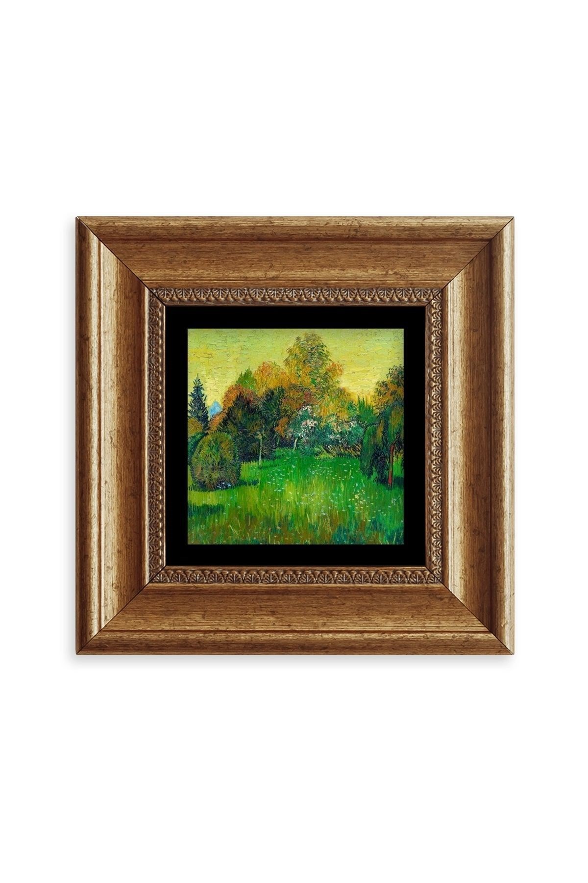 Van Gogh Çerçeveli Taş Tablo 20 cm