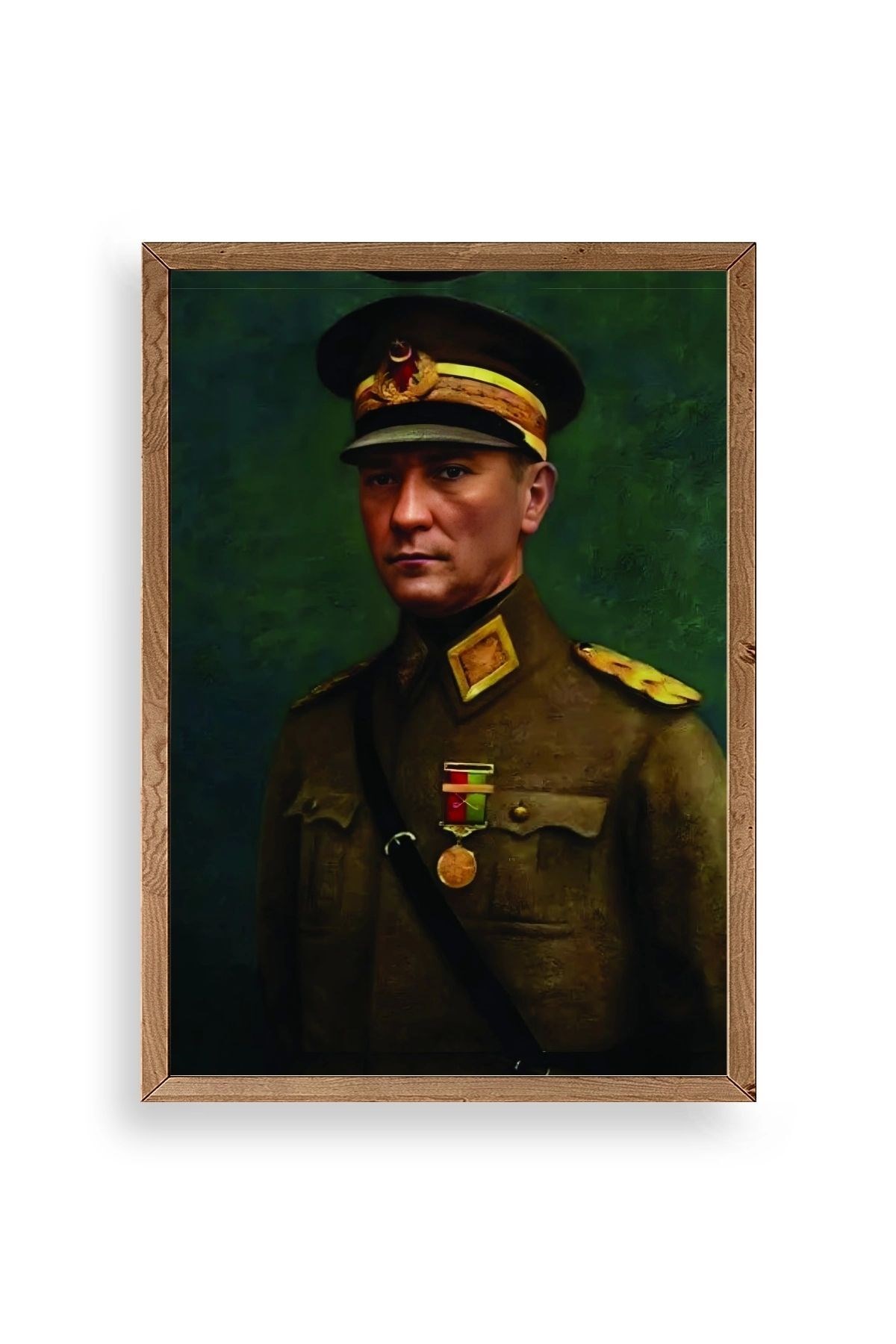 Atatürk Ahşap Çerçeveli Tablo 17 x 23