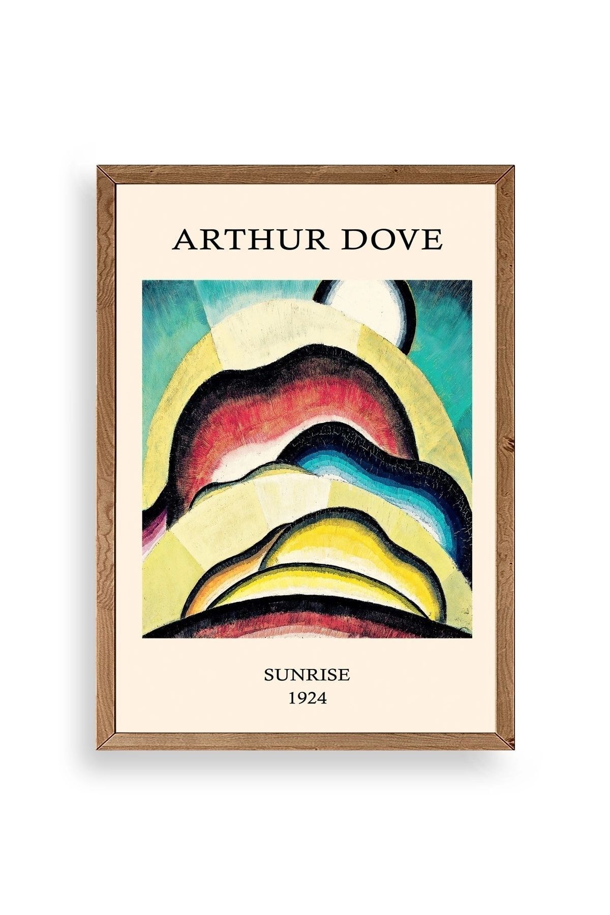 Arthur Dove Ahşap Çerçeveli Tablo 50 x 70