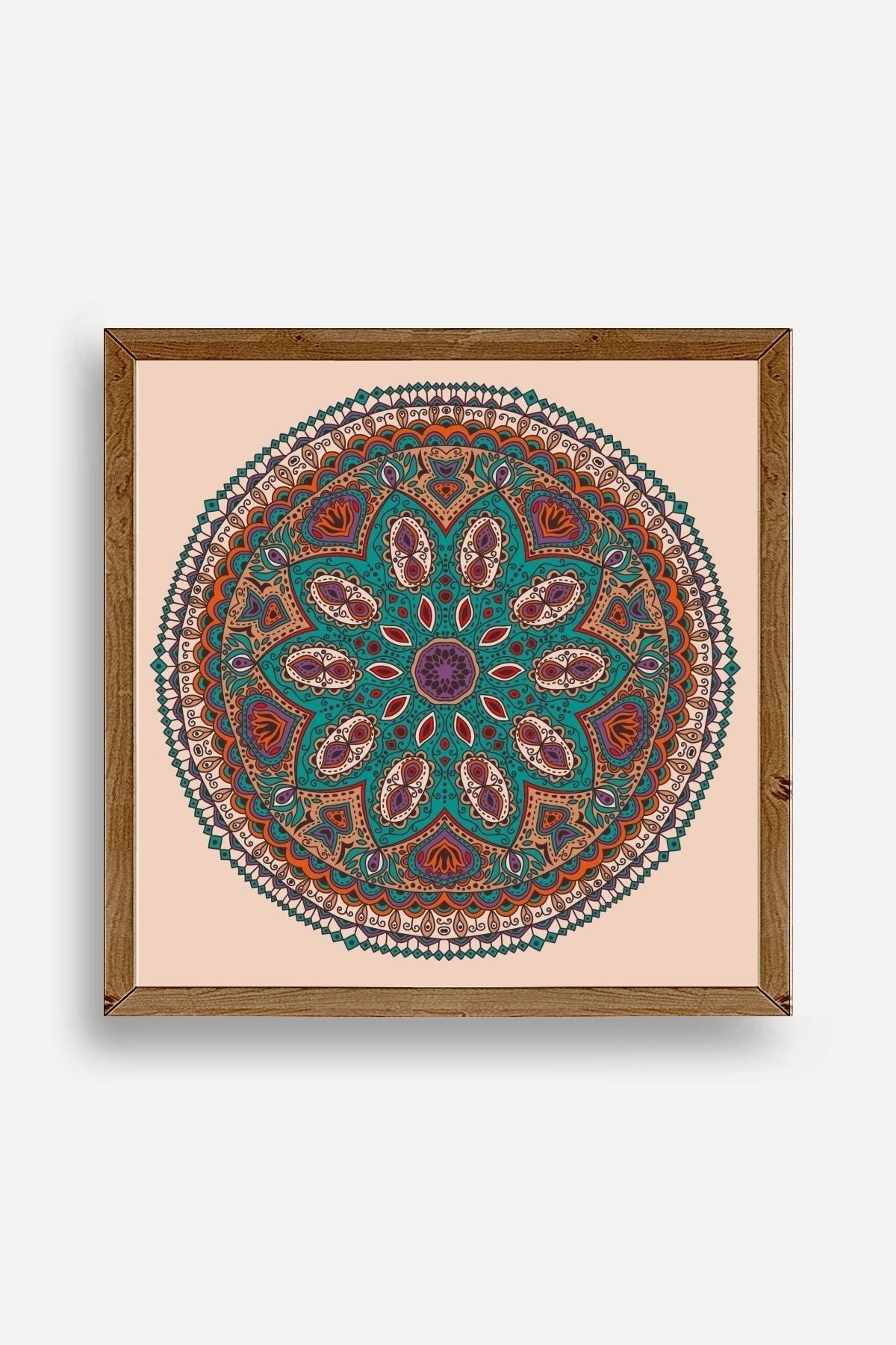 Motif Ahşap Çerçeveli Tablo 50 x 50