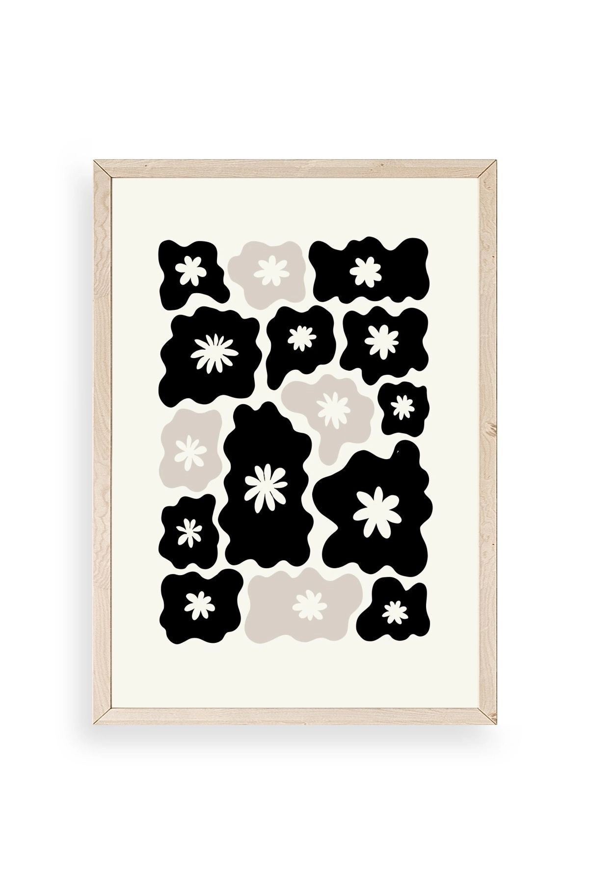 Çiçek Ahşap Çerçeveli Tablo 23 x 30