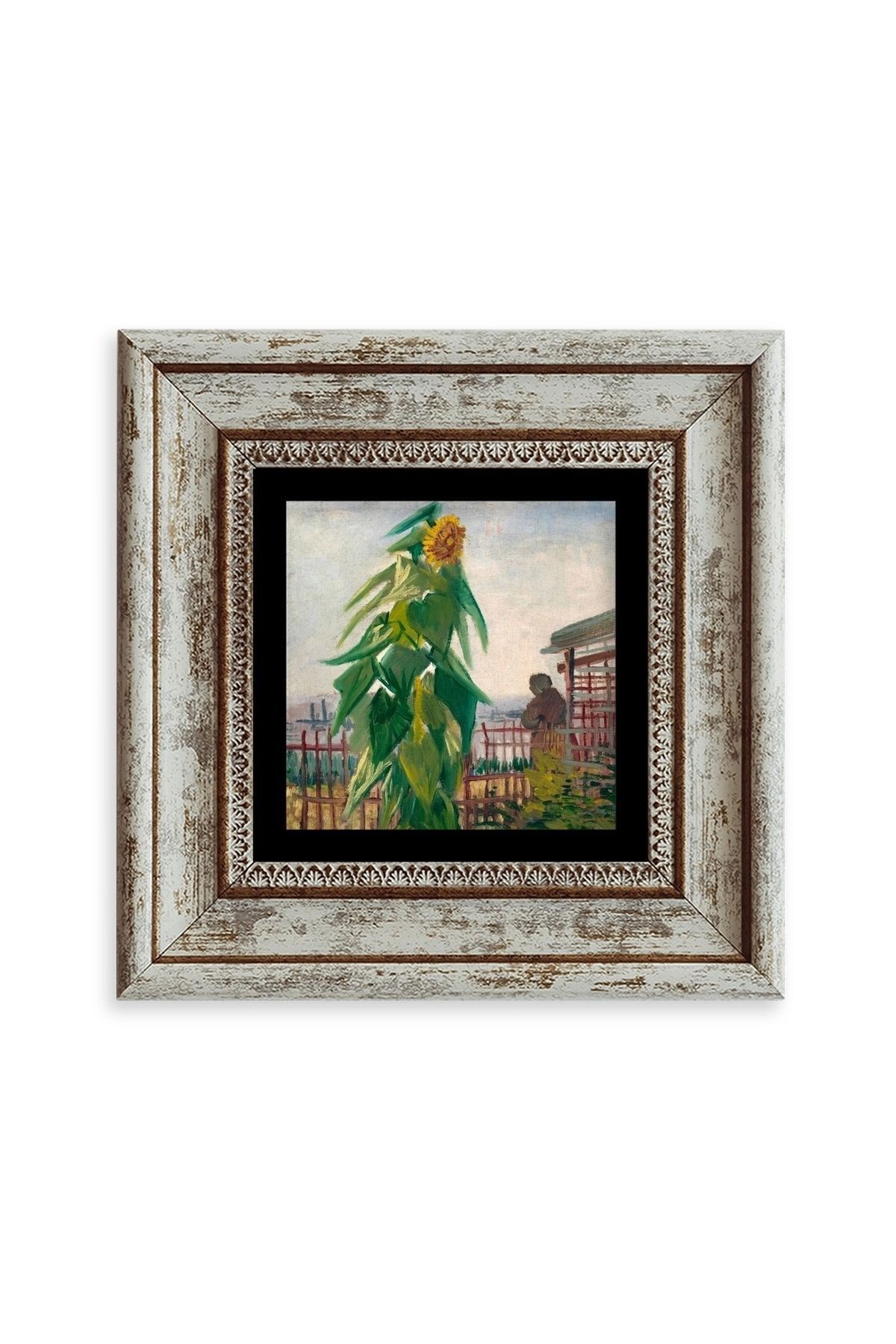 Van Gogh Çerçeveli Taş Tablo 20 cm