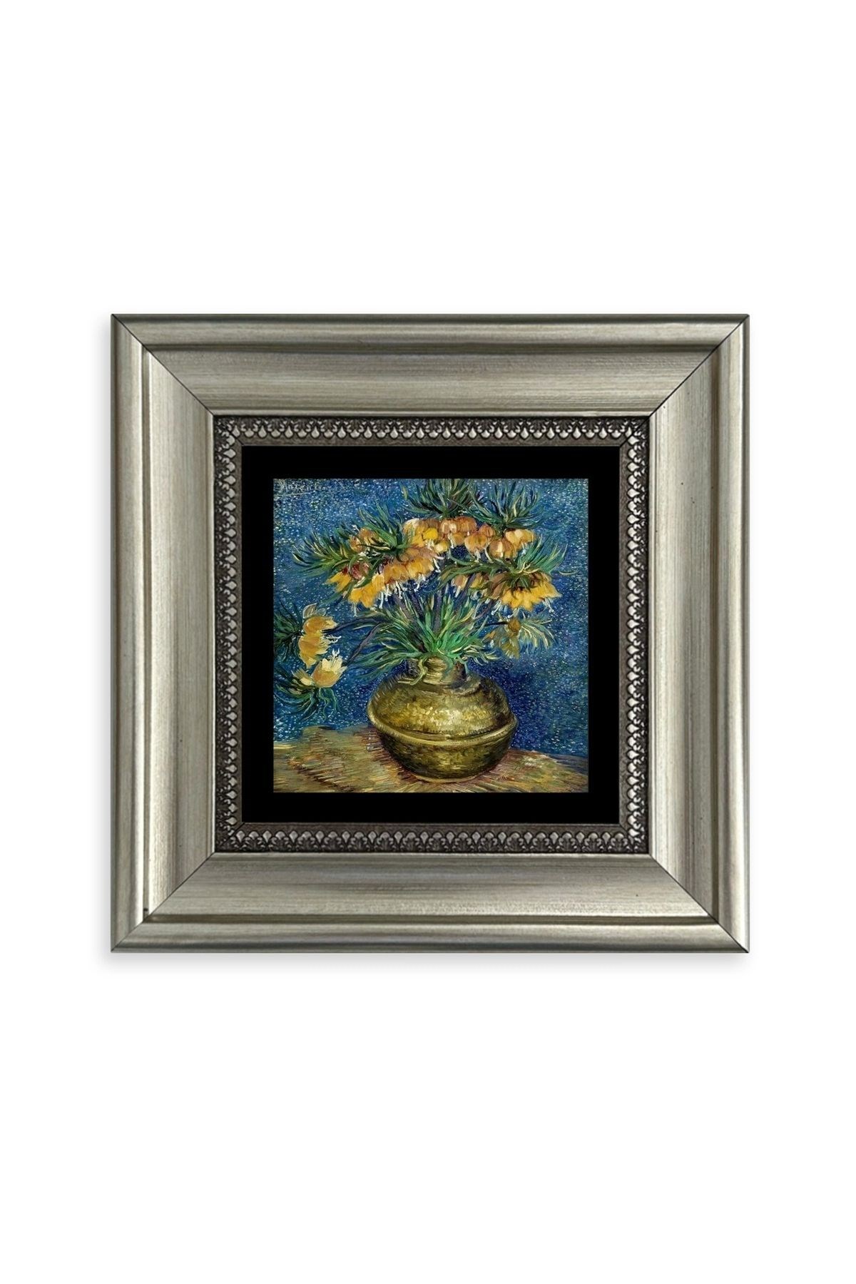 Van Gogh Çerçeveli Taş Tablo 20 cm
