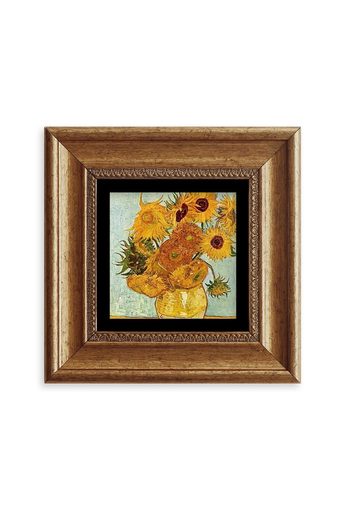Van Gogh Çerçeveli Taş Tablo 20 cm