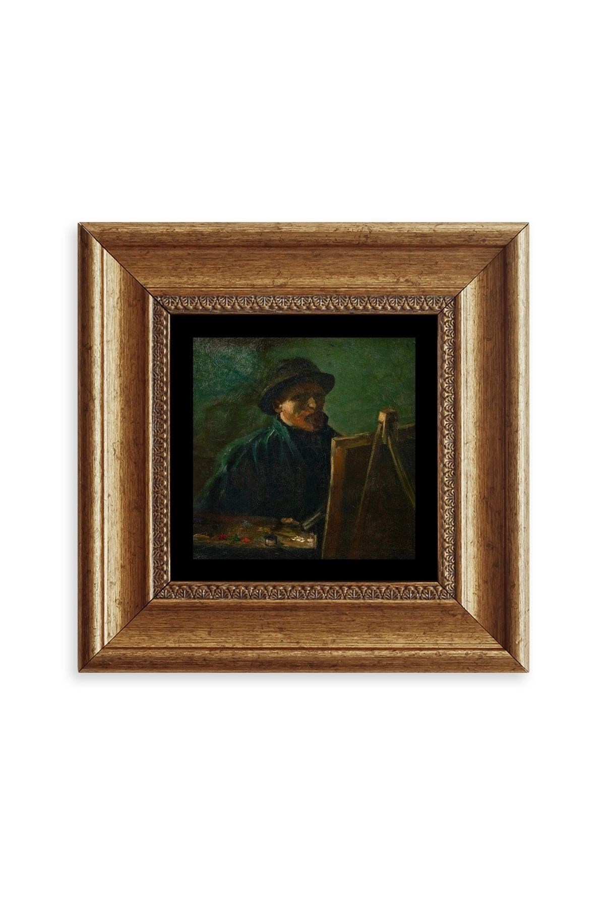 Van Gogh Çerçeveli Taş Tablo 20 cm