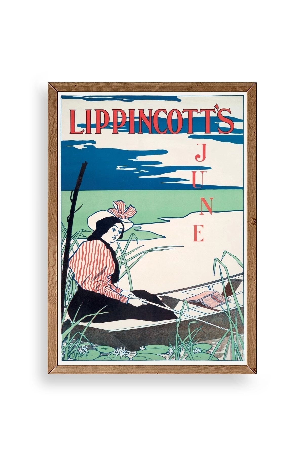 Lippincott's Ahşap Çerçeveli Tablo 17 x 23