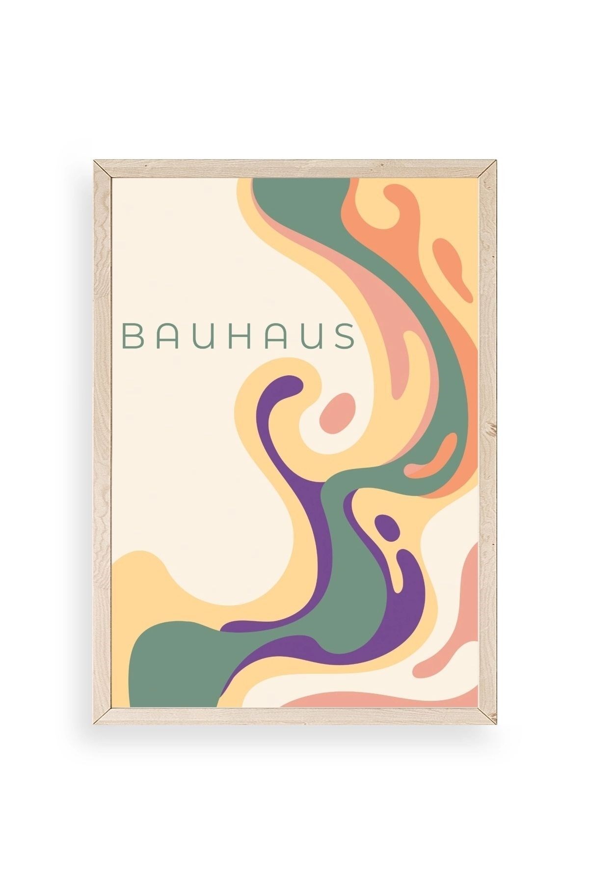 Bauhaus Ahşap Çerçeveli Tablo 23 x 30