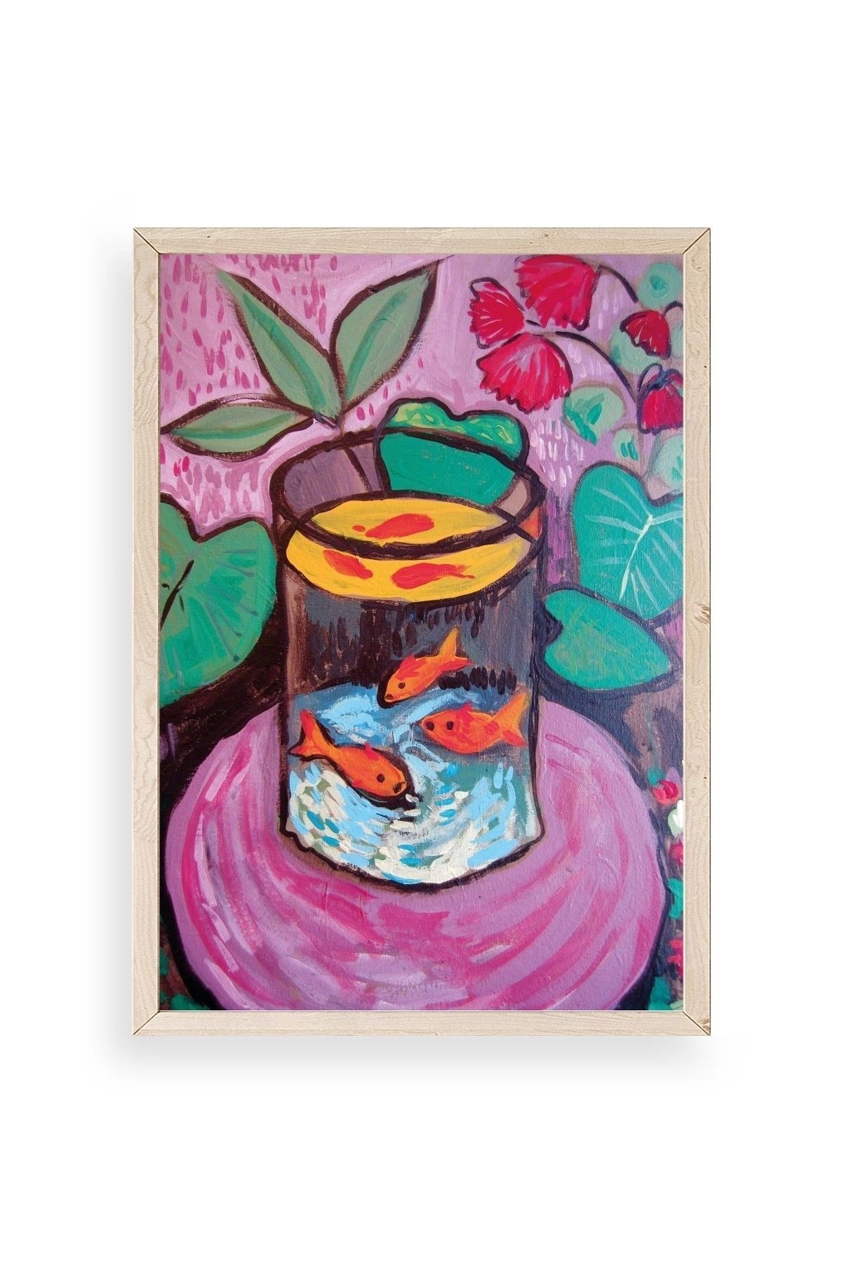 Matisse Ahşap Çerçeveli Tablo 50 x 70