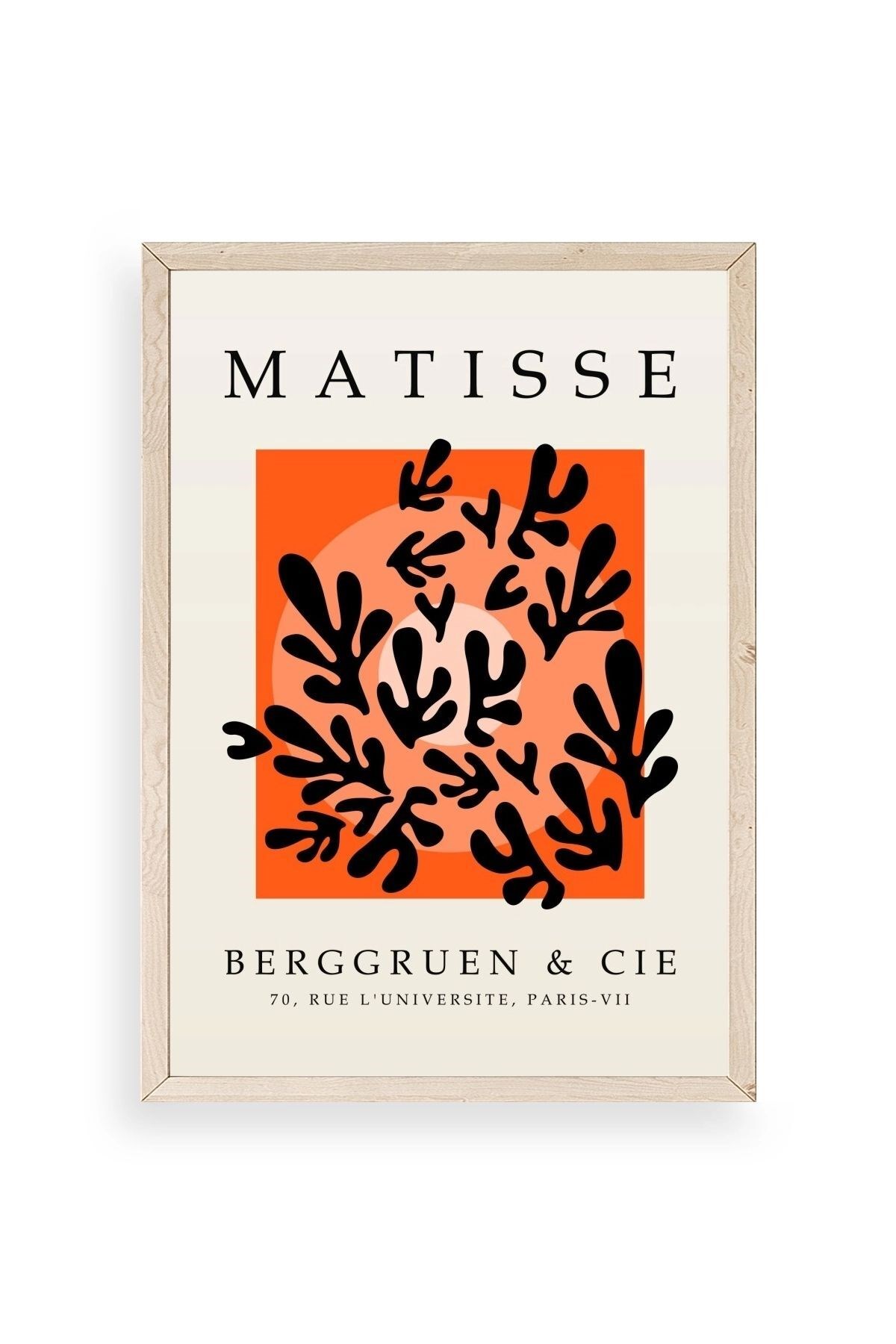 Yapraklar Ahşap Çerçeveli Tablo 23 x 30