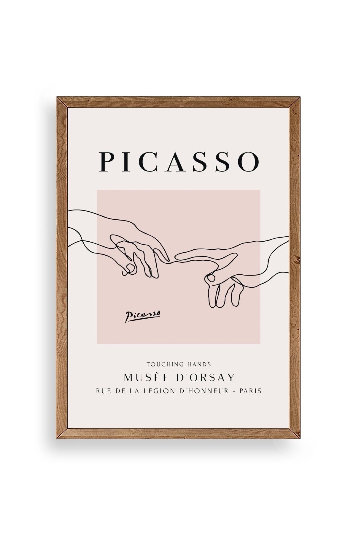 Picasso Ahşap Çerçeveli Tablo 23 x 30