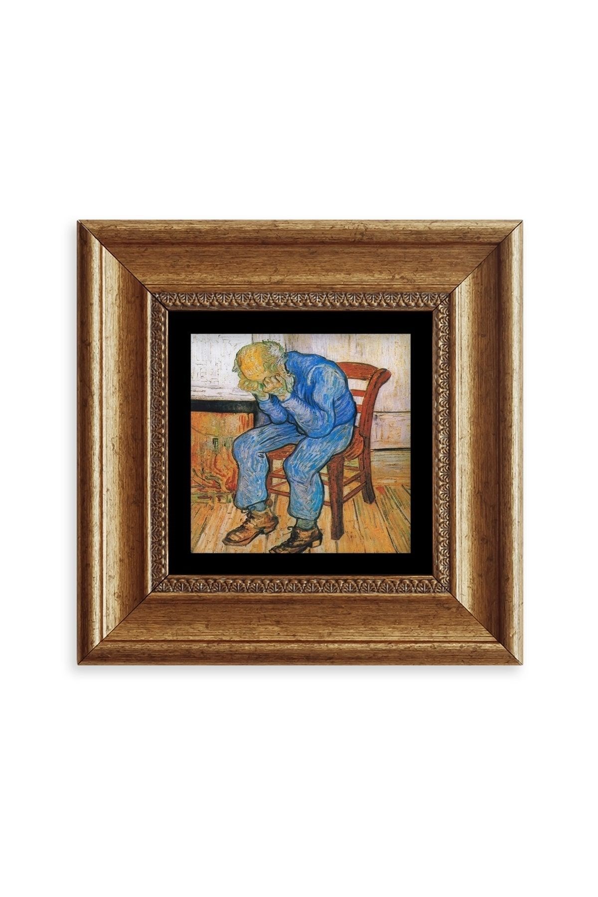 Van Gogh Çerçeveli Taş Tablo 20 cm
