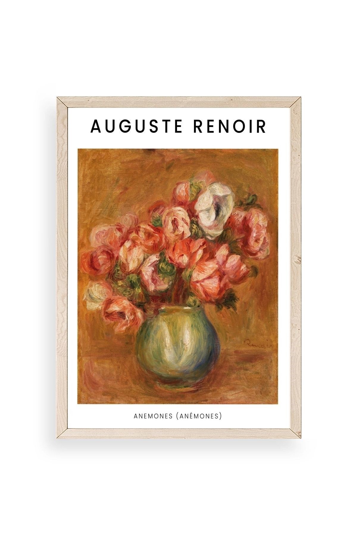 Renoir Ahşap Çerçeveli Tablo 50 x 70