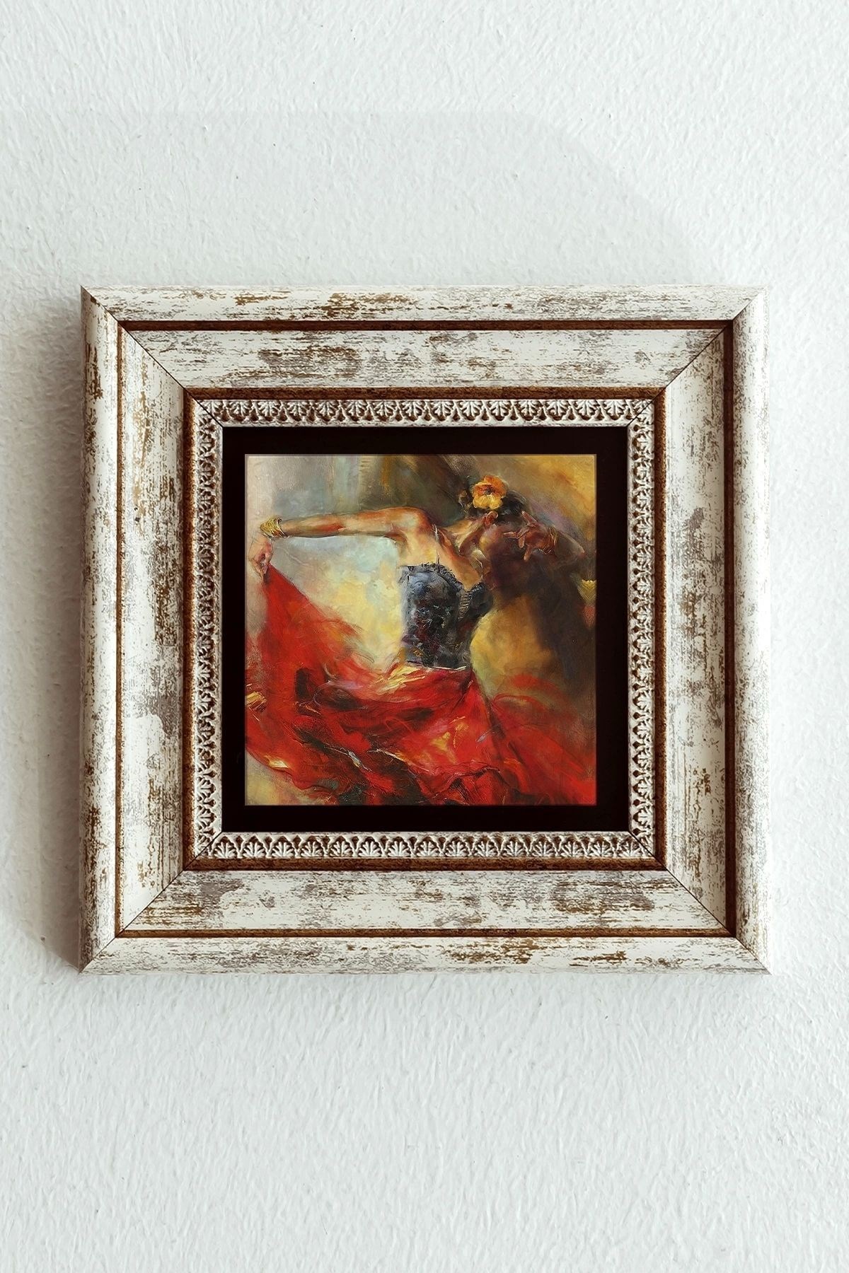 Dans Çerçeveli Taş Tablo , Çerçeveli Taş Duvar Dekoru-enkcrcvtbl-00152 20 cm