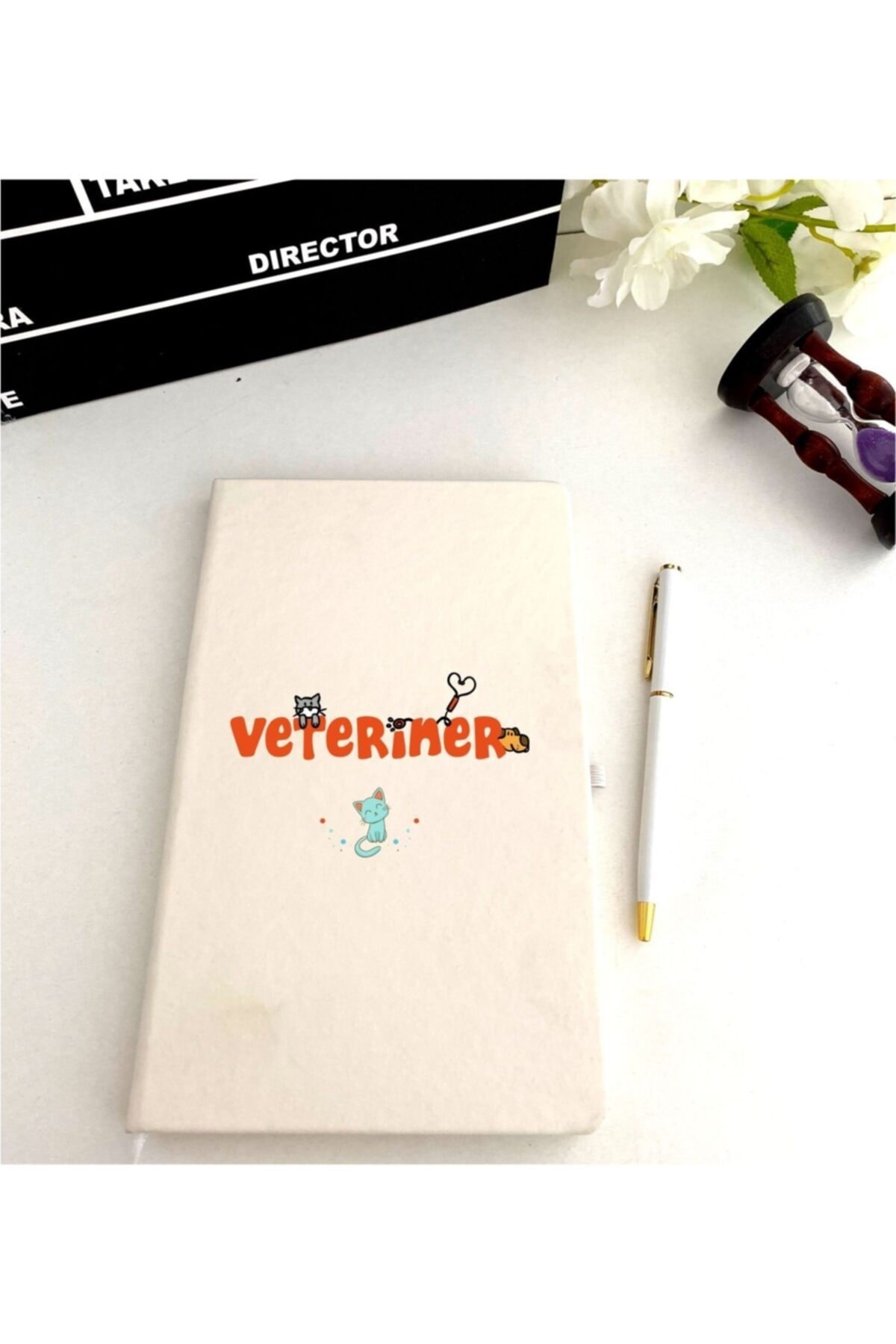 Veteriner Baskılı Defter Kalem Seti