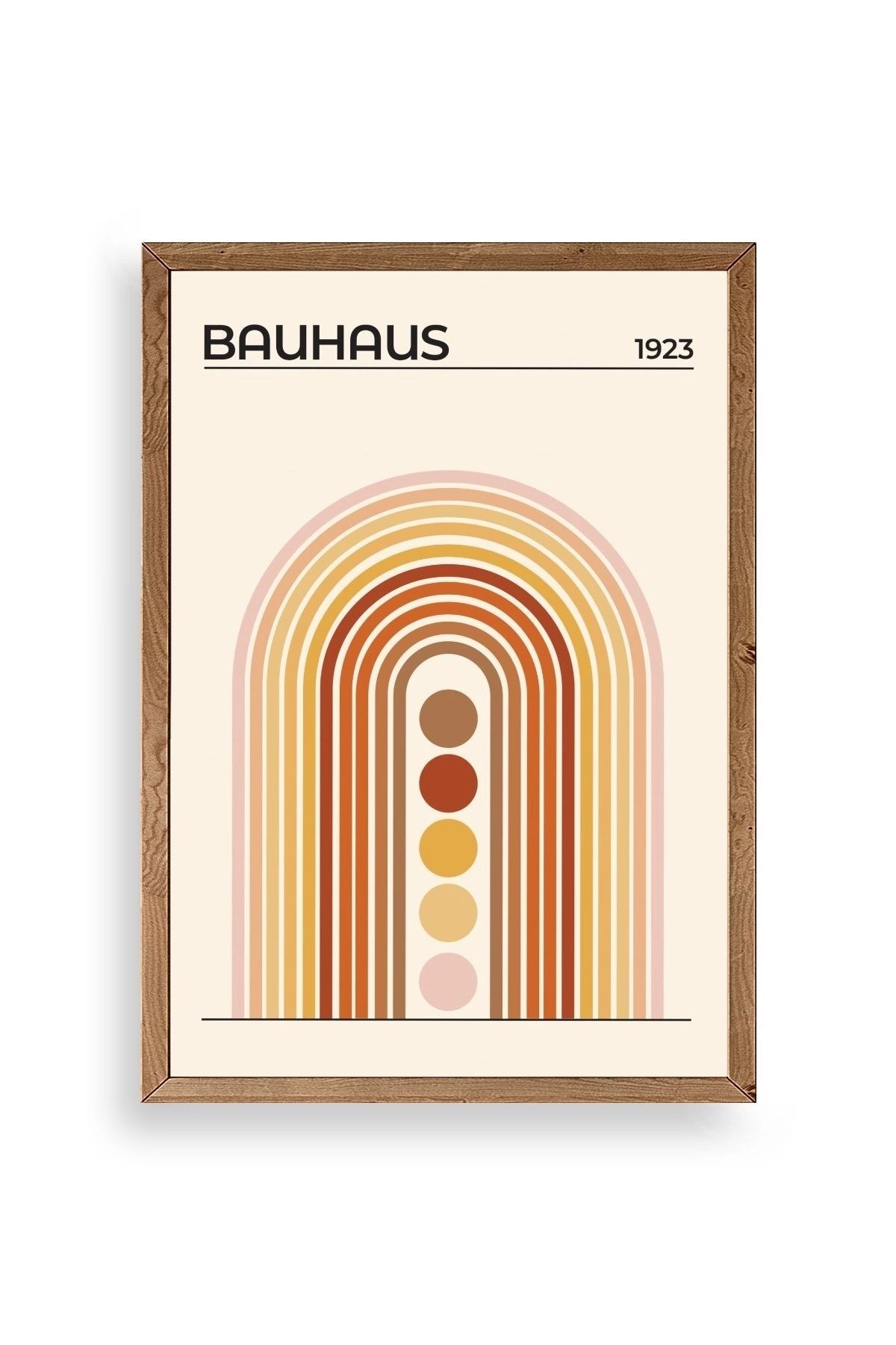 Bauhaus Ahşap Çerçeveli Tablo 30 x 42