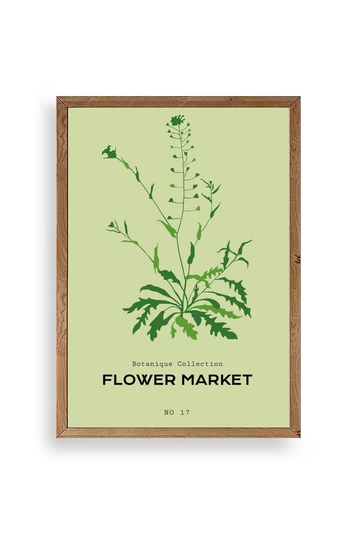 Çiçek Ahşap Çerçeveli Tablo 23 x 30