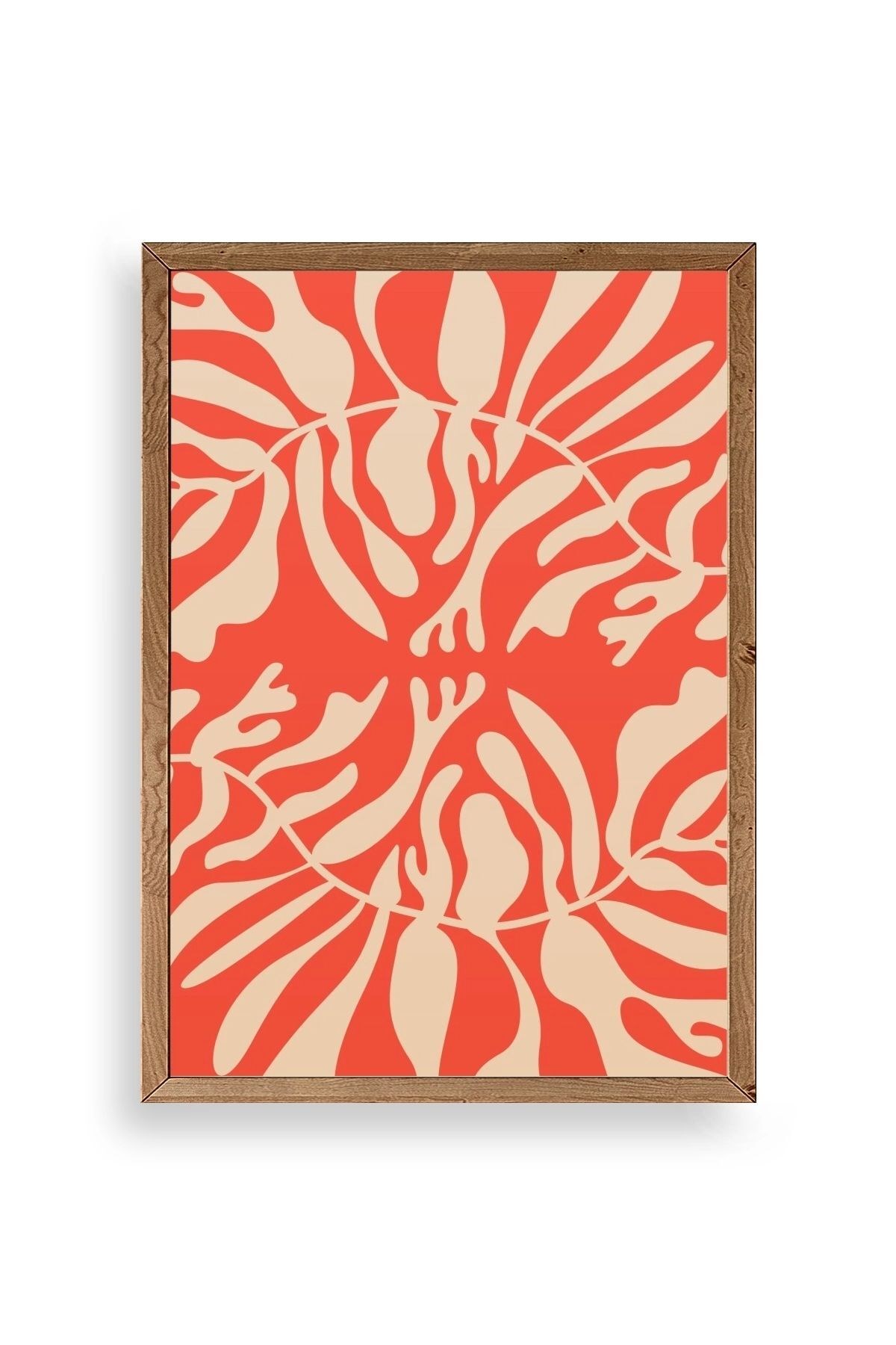 Modern Ahşap Çerçeveli Tablo 50 x 70