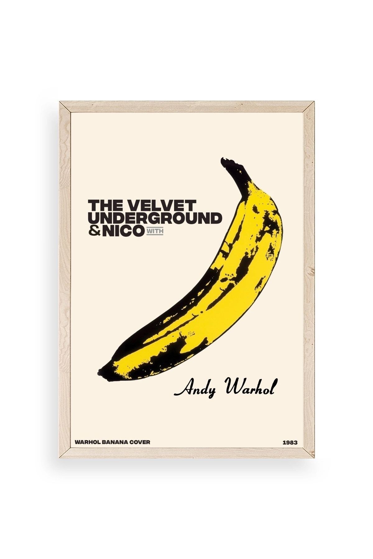 Andy Warhol Ahşap Çerçeveli Tablo 23 x 30