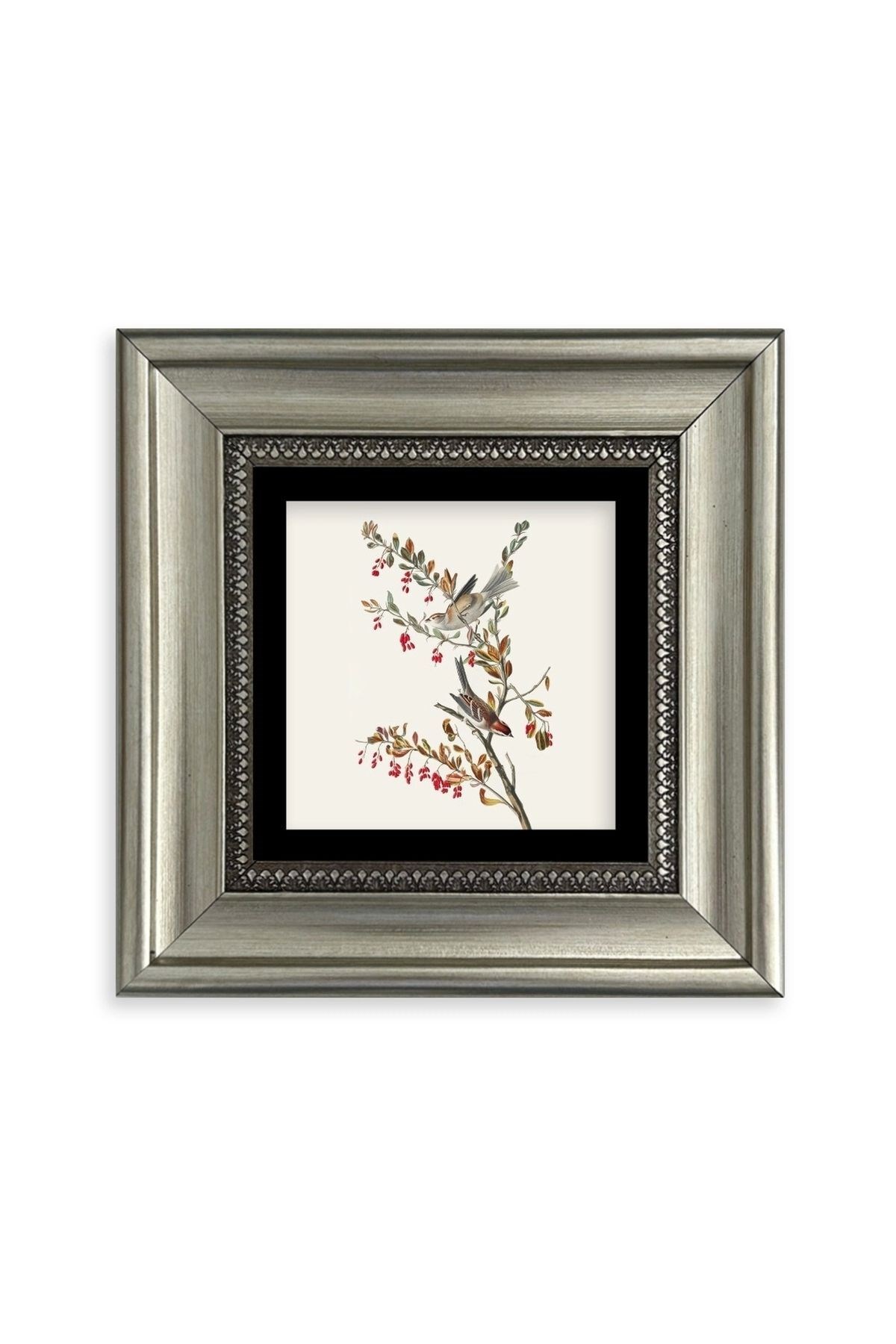 Dal Çerçeveli Taş Tablo 20 cm